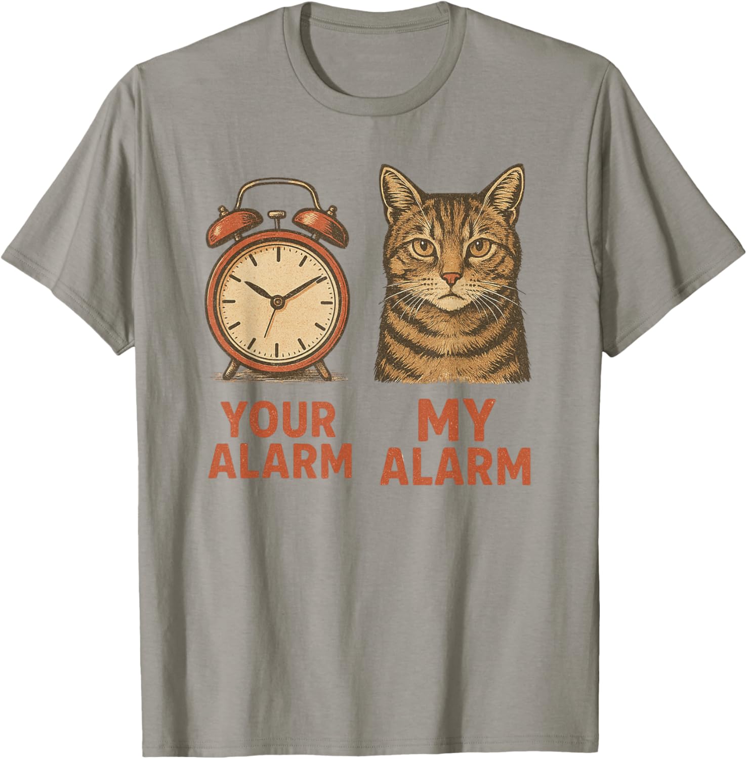 Vintage Kitty Print T-Shirt for Cat Lovers - Funny 60's Style Top - 3