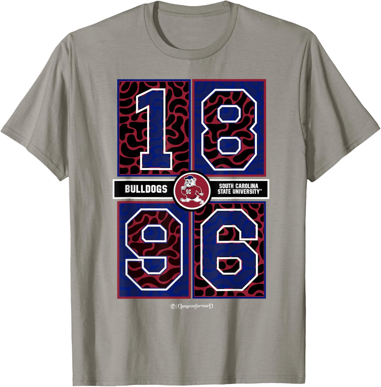 South Carolina State University Bulldogs Concrete Date T-Shirt for Fans - 2