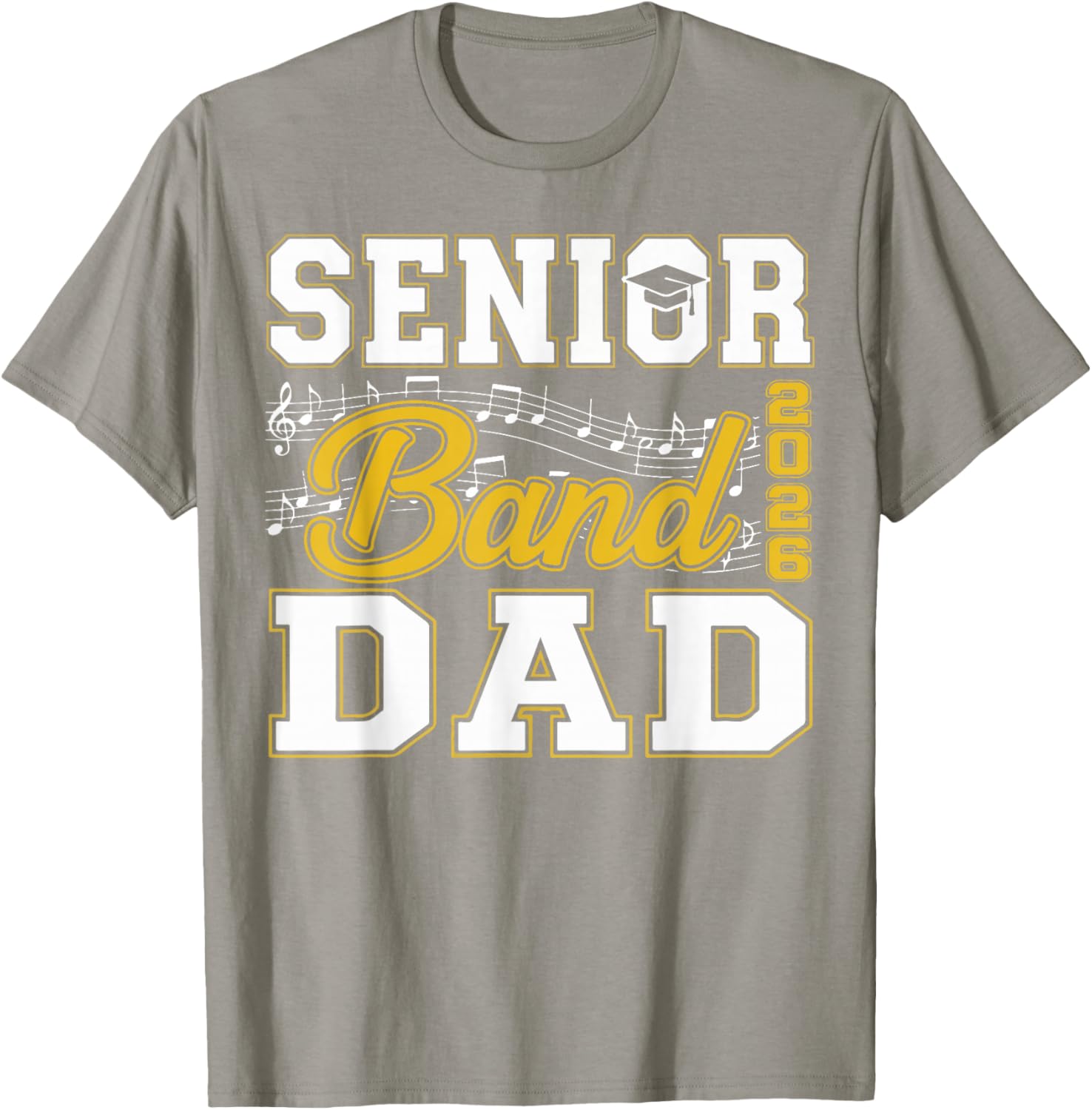 Senior Band Dad Class of 2026 Marching Band T-Shirt for Proud Fathers - 2