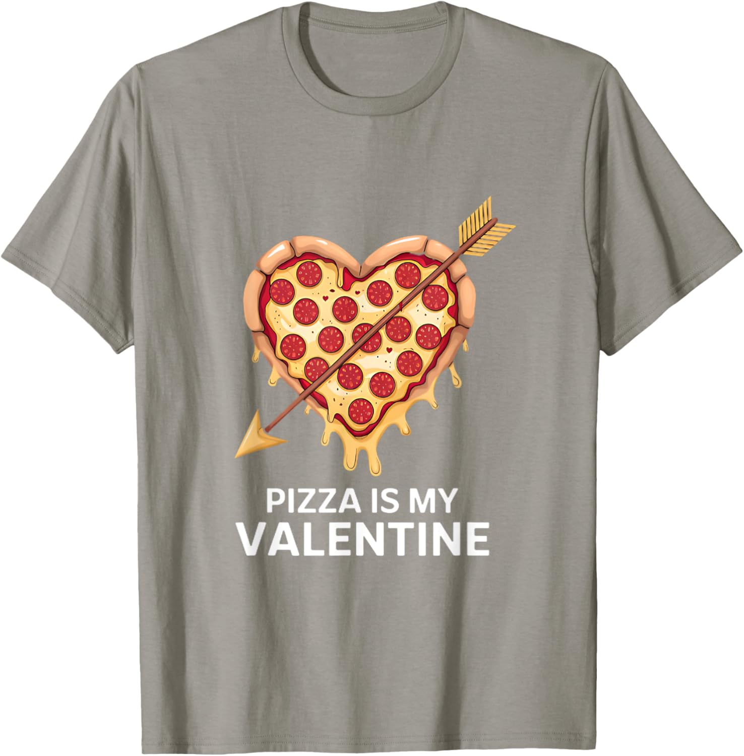 Pizza Is My Valentine Funny Valentine's Day T-Shirt for Pizza Lovers - 10