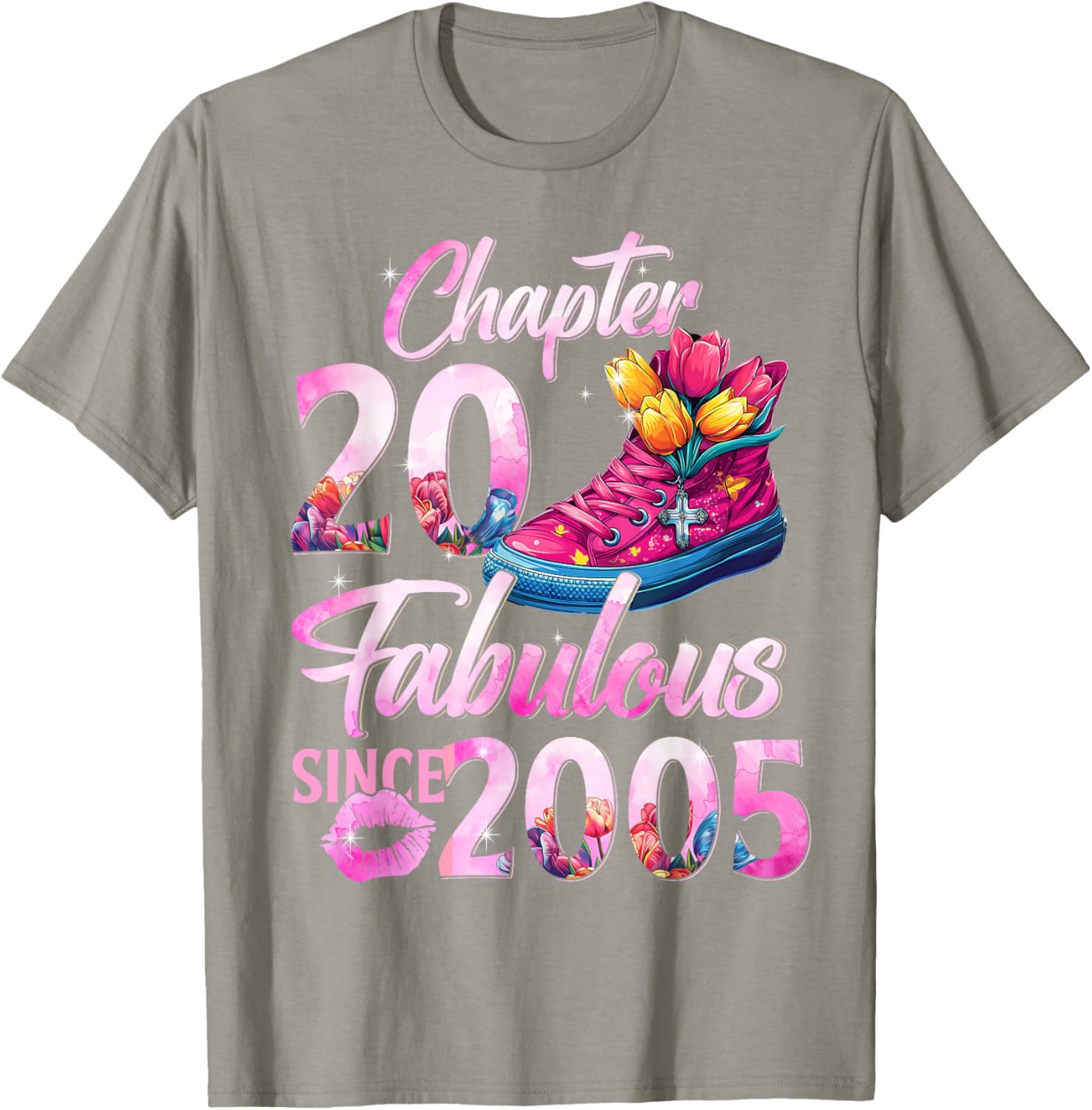20th Birthday Queen T-Shirt Perfect Gift for 2005 EST Celebration - 9