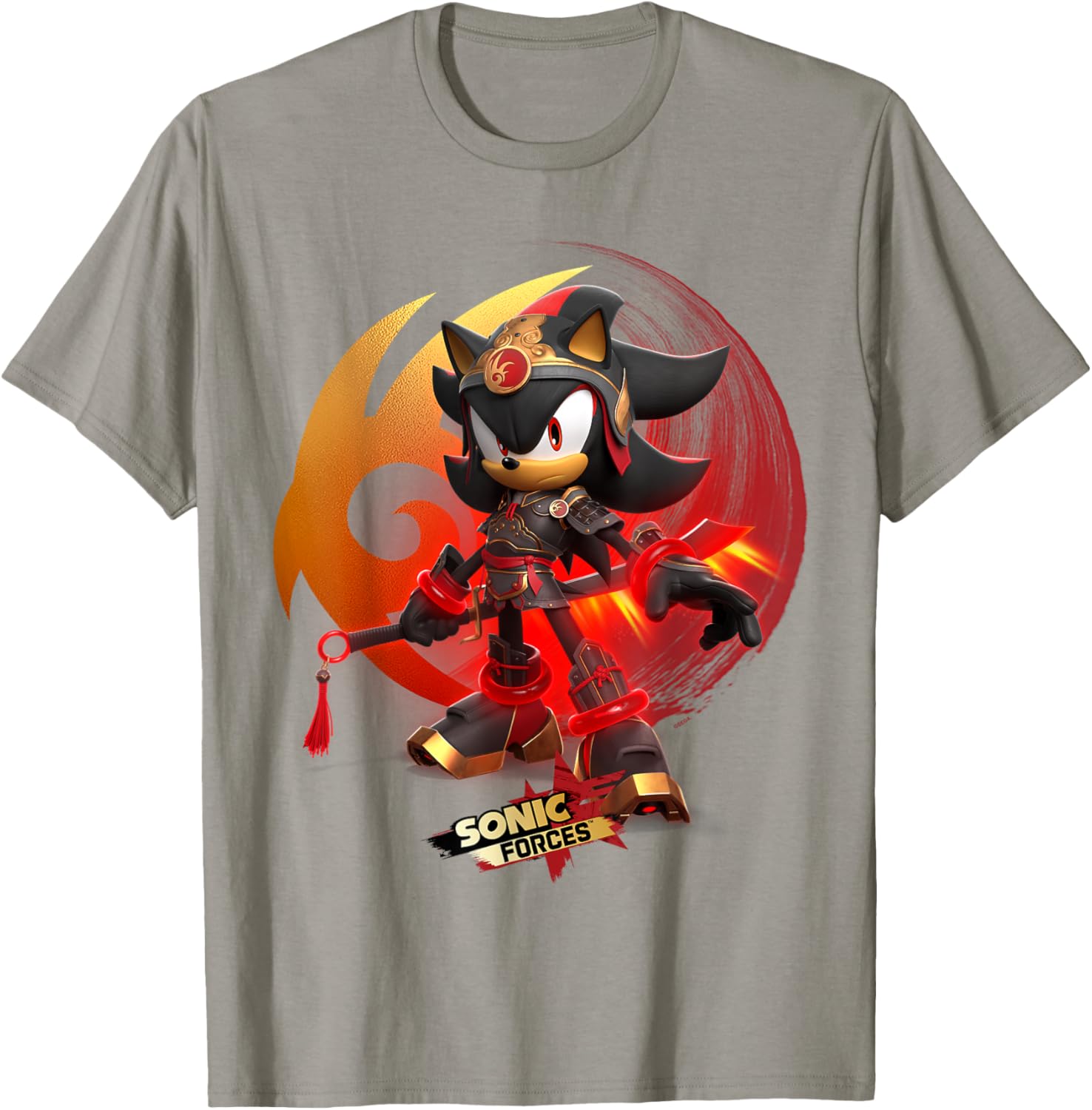 Sonic Forces Warrior Shadow T-Shirt for Fans of Sonic Adventures - 6