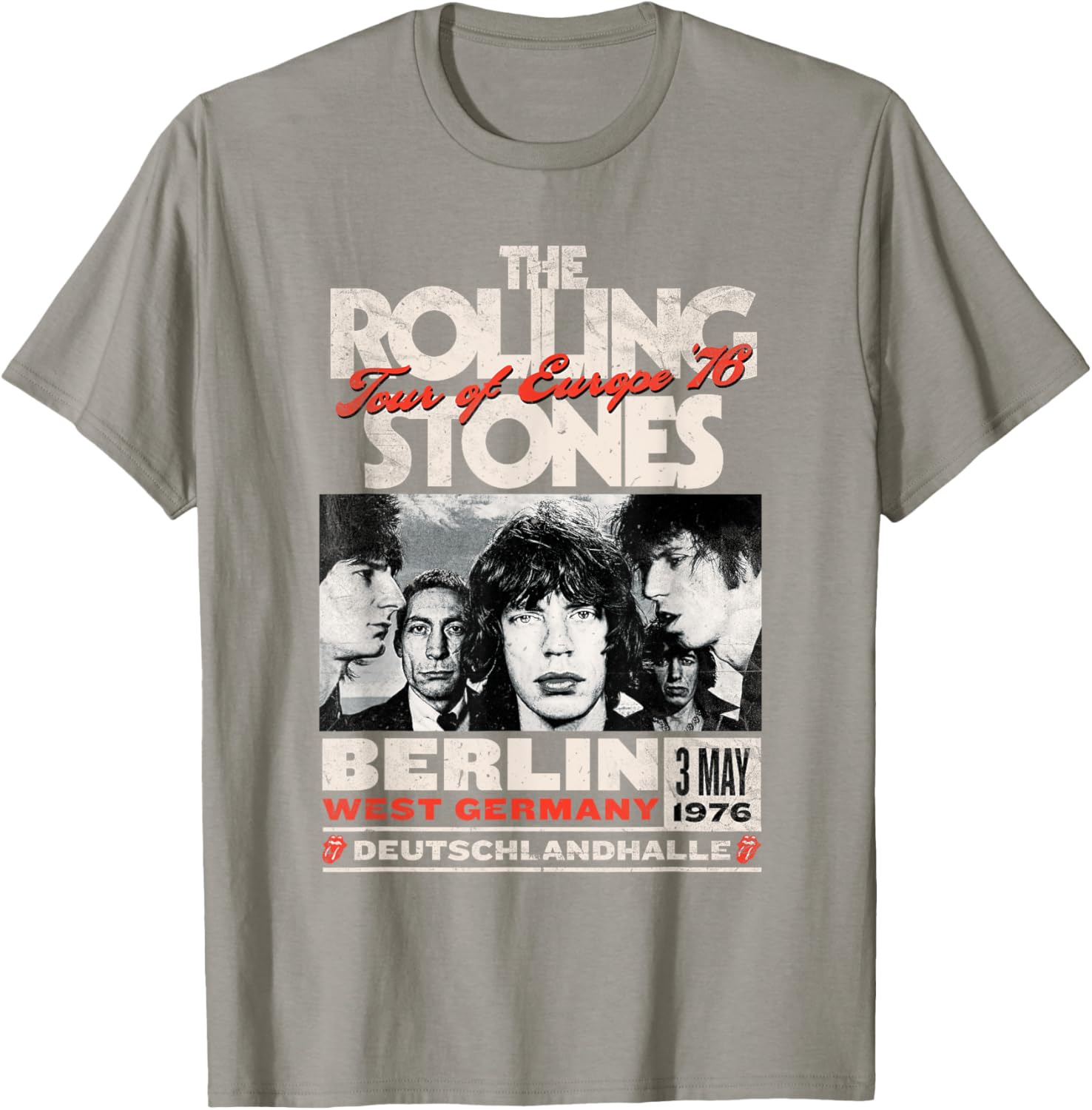 Rolling Stones Berlin 76 T-Shirt Stylish Music Tee for Concert Lovers - 3