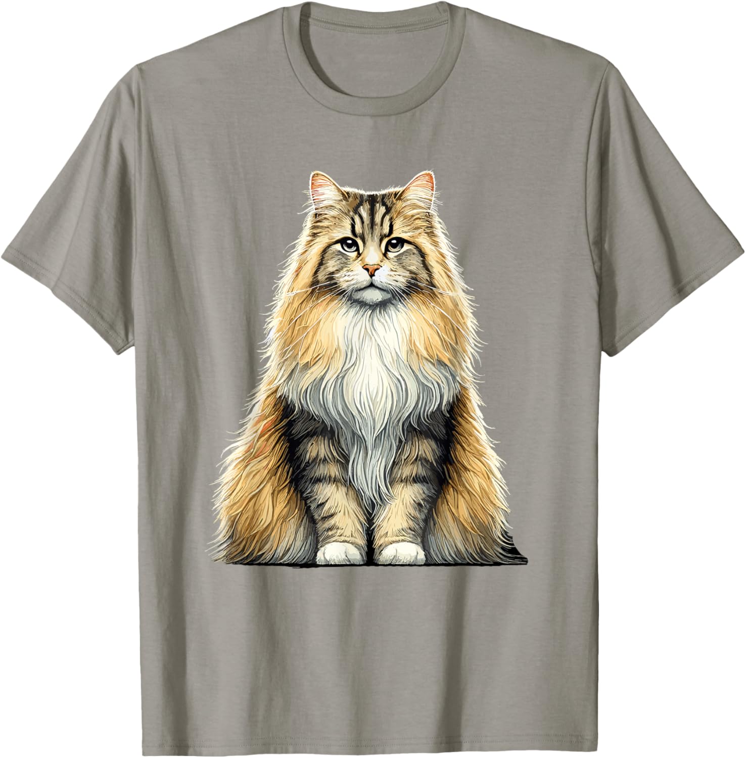 Norwegian Forest Cat T-Shirt for Cat Lovers - Cute and Comfy Design - 6