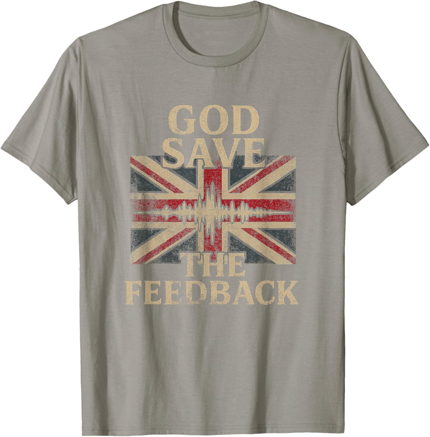 Vintage Punk Rock God Save the Feedback T-Shirt for UK Style Lovers - 4