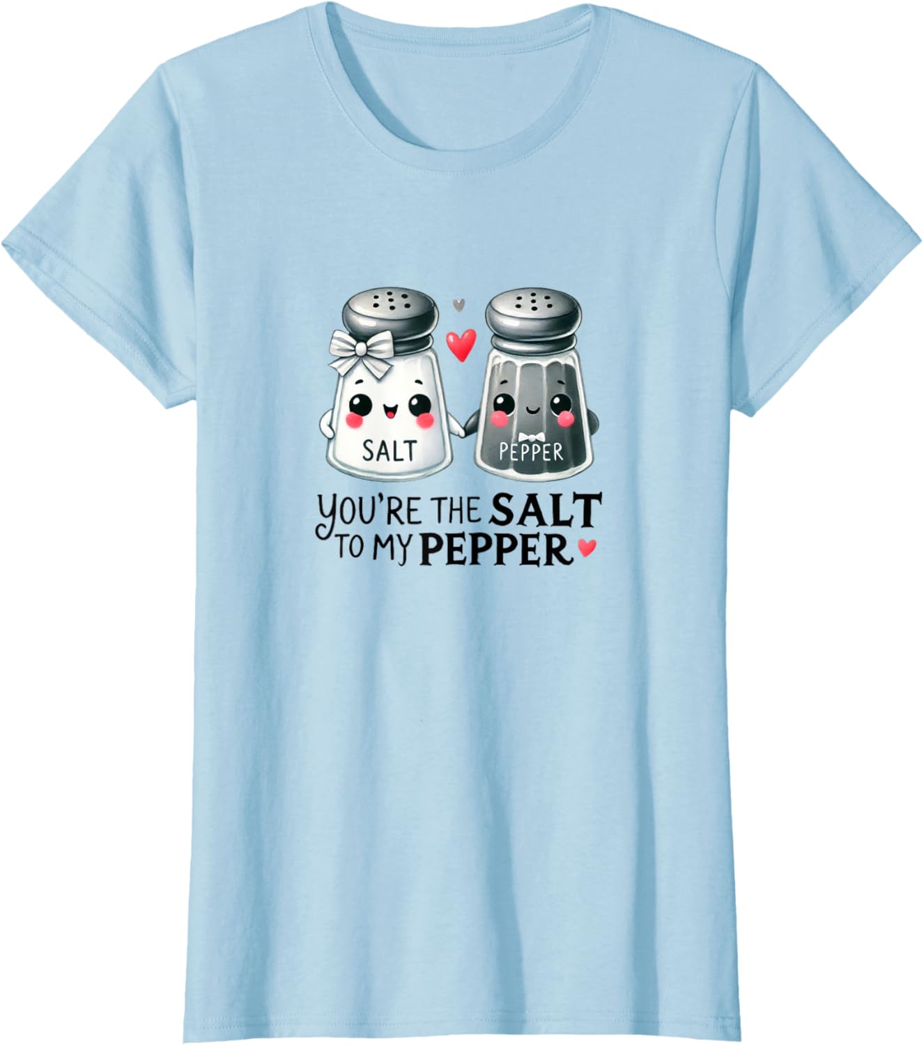 Salt to My Pepper Funny Valentine T-Shirt for Couples Gifts - 3