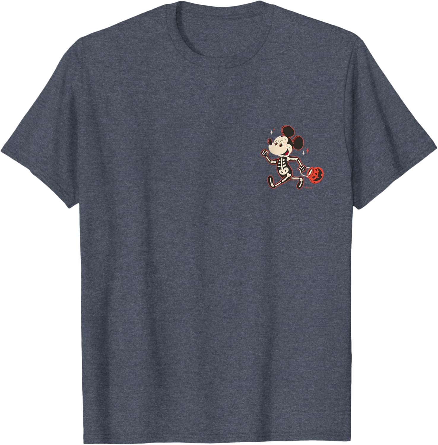 Disney Mickey Mouse Skeleton Halloween T-Shirt for Trick or Treat Fun - 9