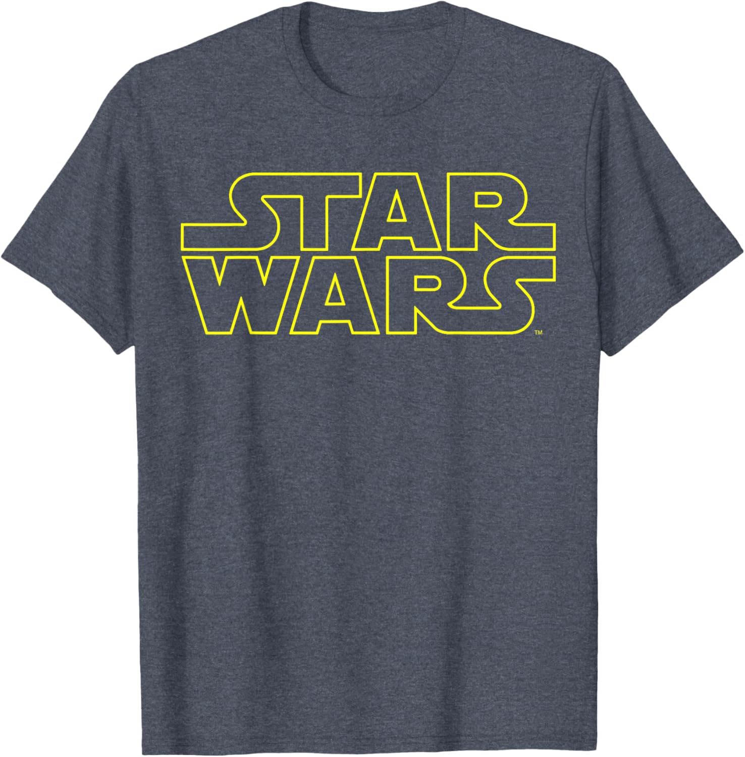 Star Wars Simple Title Logo T-Shirt for Fans | Disney+ Apparel - 9