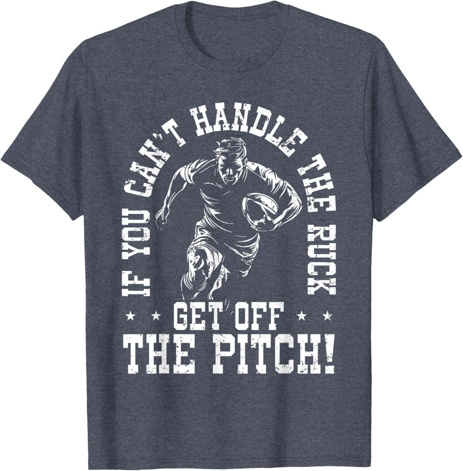 Rugby Player Get Off The Pitch Men's T-Shirt for Sports Enthusiasts - 6