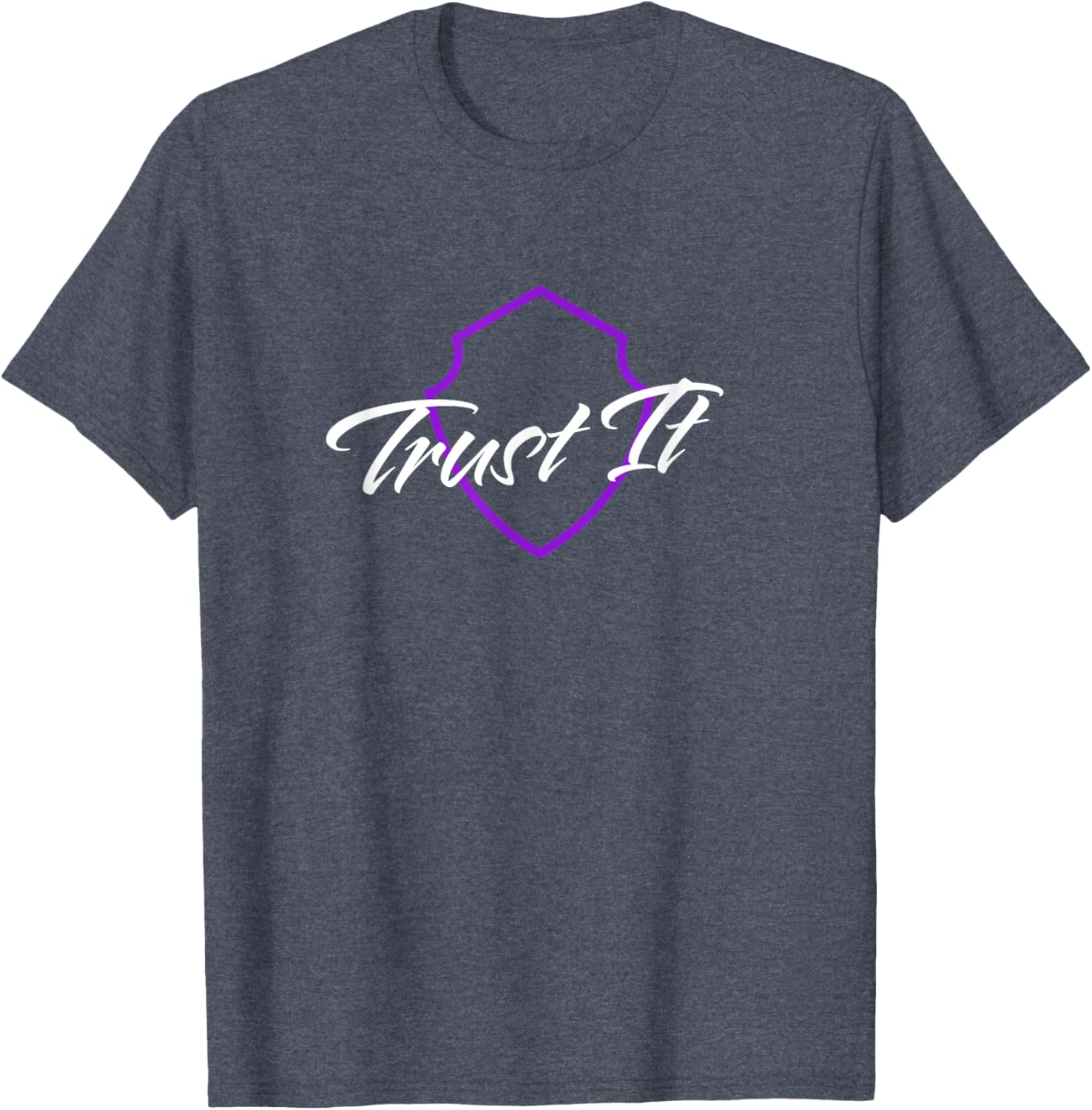 Trust It Shield T-Shirt for Men and Women - Stylish Comfortable Wear - 21
