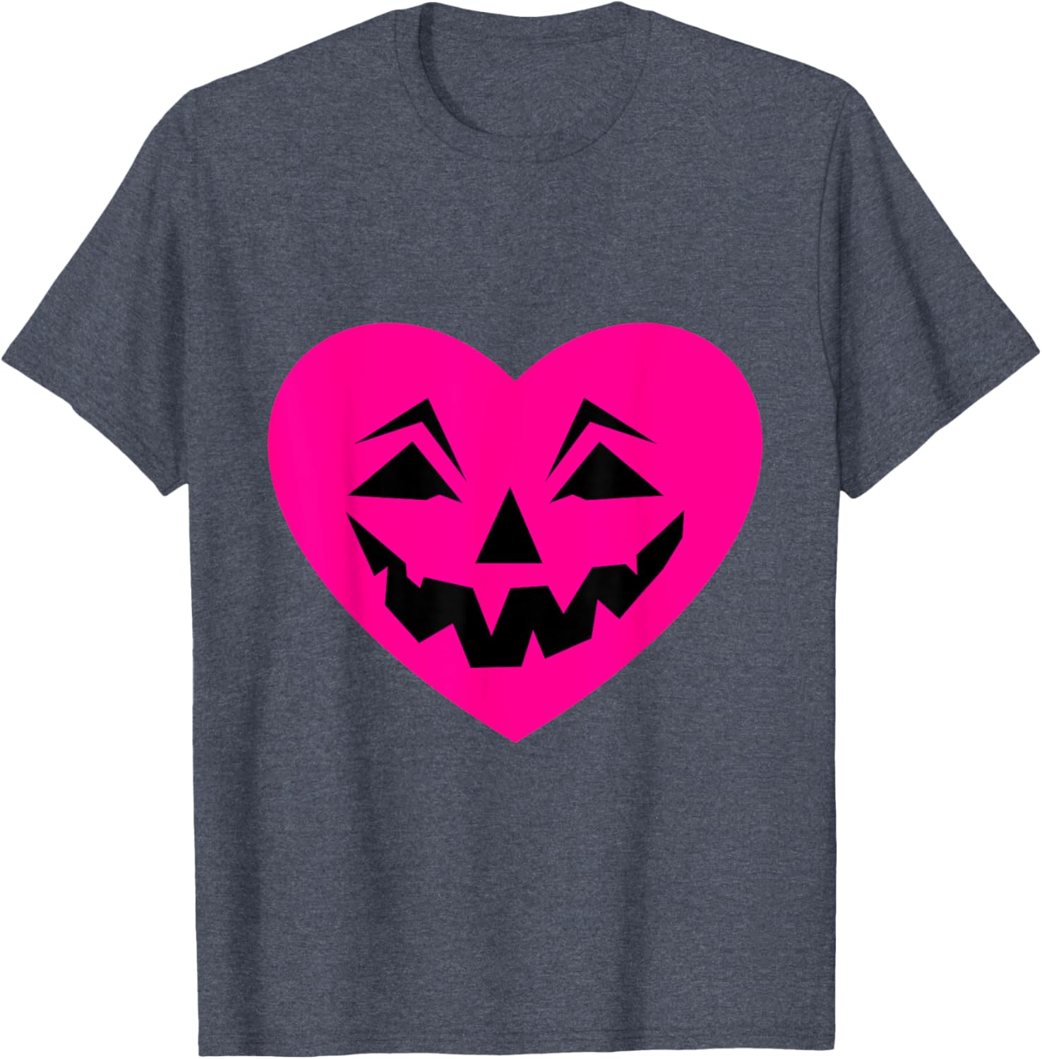 Pink Halloween Heart Goth T-Shirt for Creepy Ominous Valentine Style - 6