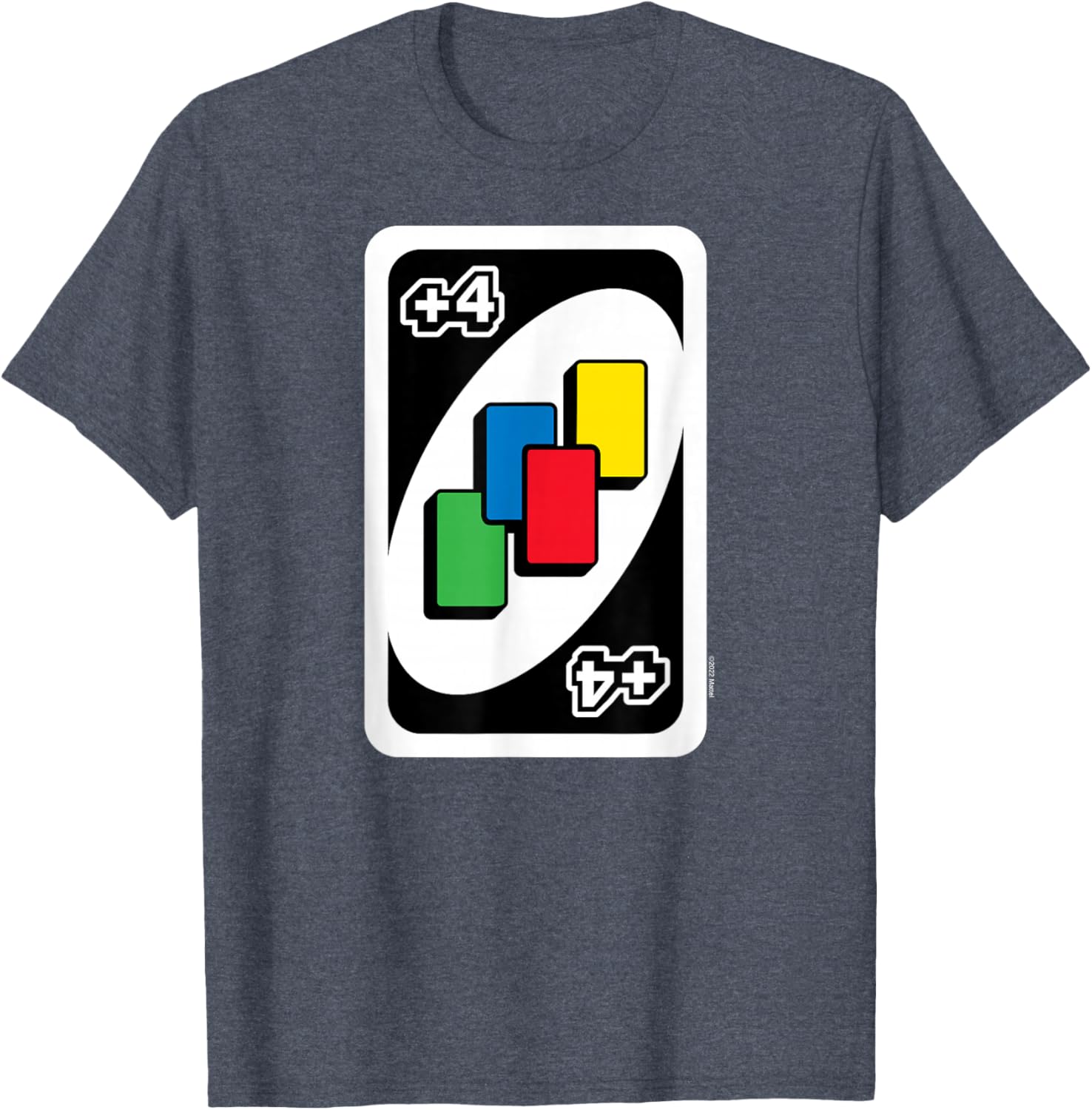 UNO Draw Four Card T-Shirt Fun Casual Wear for Game Lovers - 3