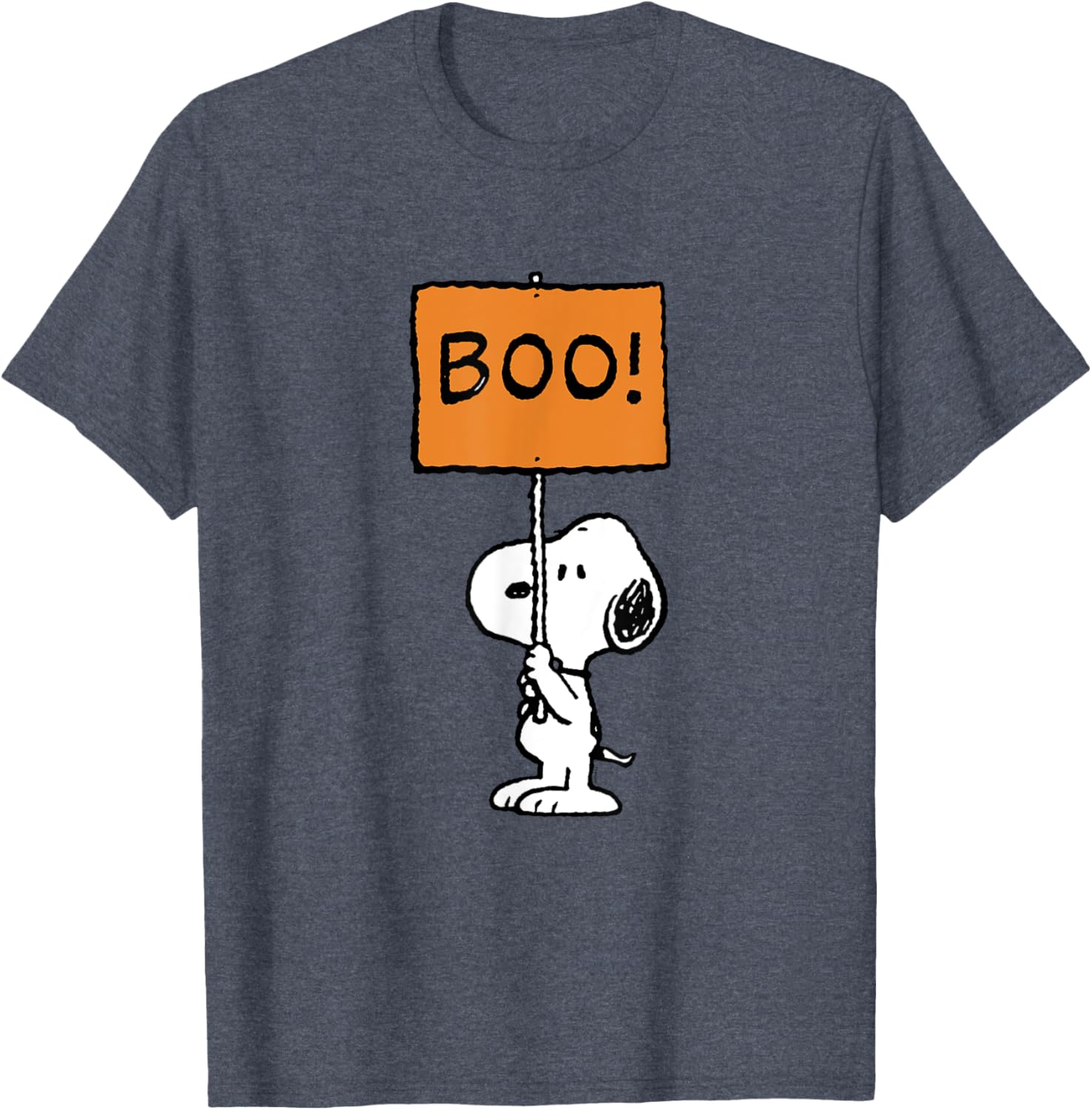 Peanuts Halloween Snoopy Boo T-Shirt Perfect for Fall Festivities - 3