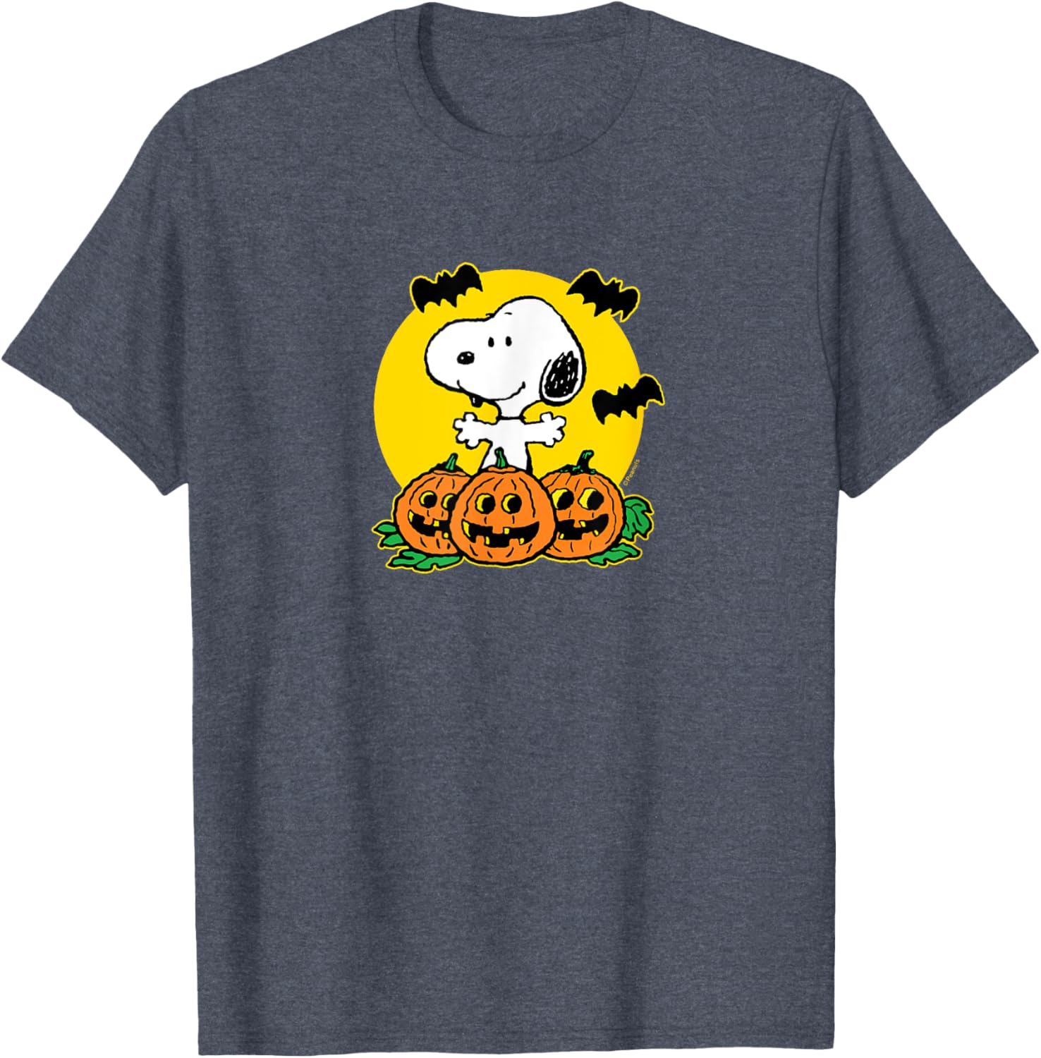 Snoopy Pumpkin Patch Halloween T-Shirt for Peanuts Fans - Fun Apparel - 7