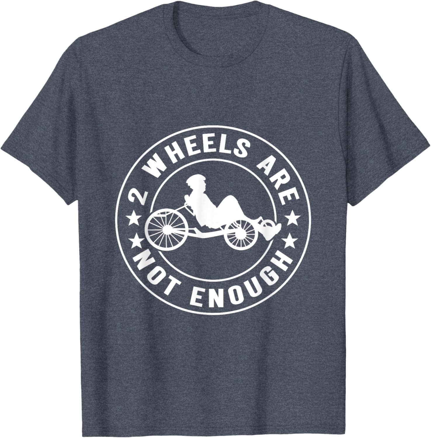 Recumbent Trike Cycling T-Shirt for Enthusiasts - Fun and Comfortable Wear - 2
