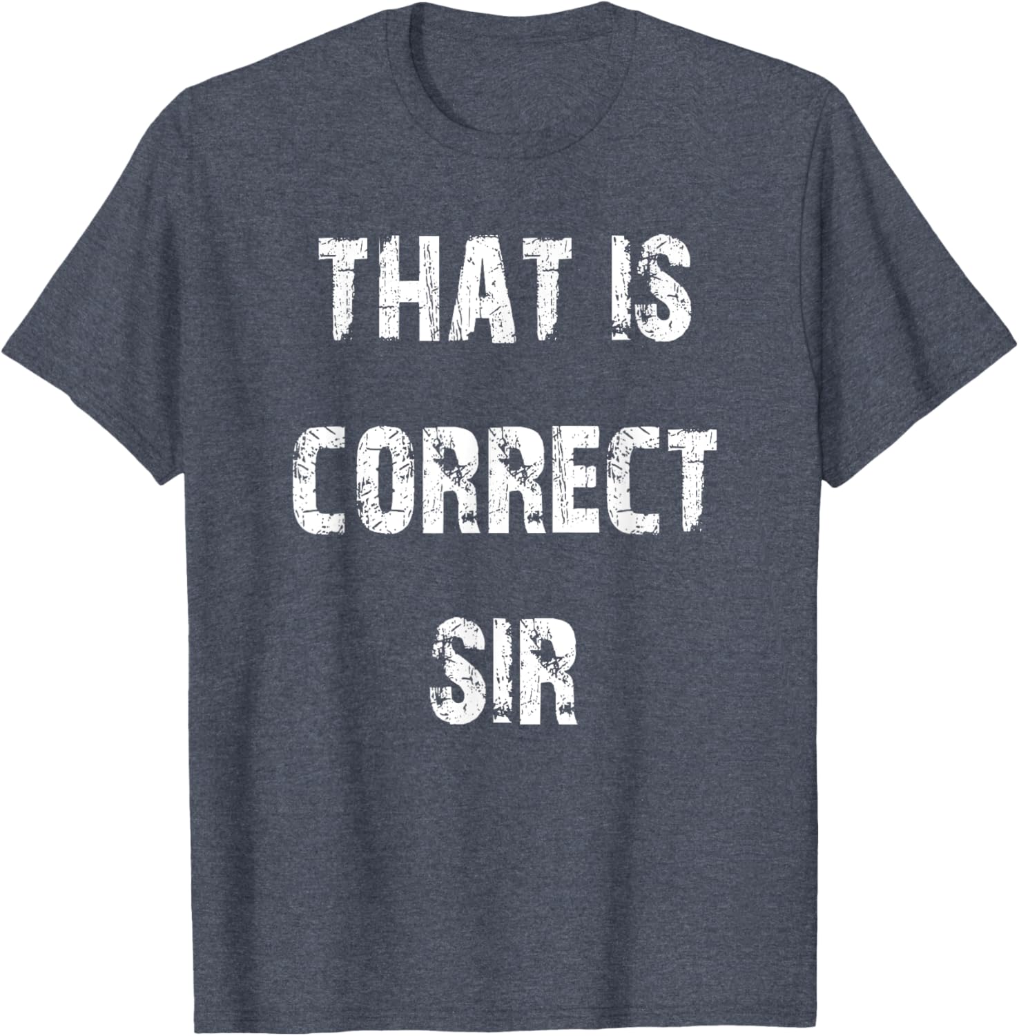 That Is Correct Sir T-Shirt for Men and Women - Fun Casual Apparel - 16