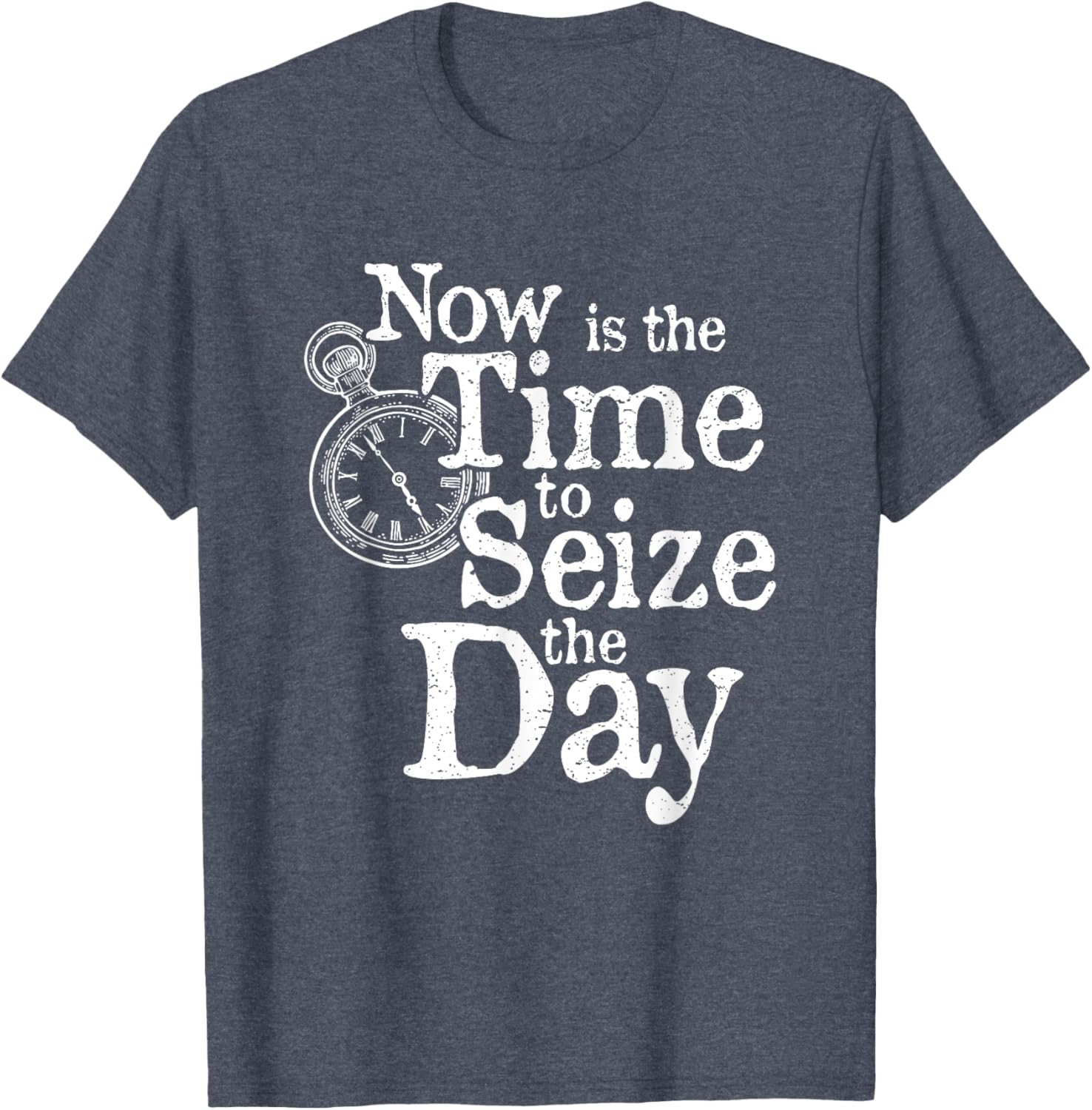 Seize the Day Motivational Quote T-Shirt for Back to School Fun - 19