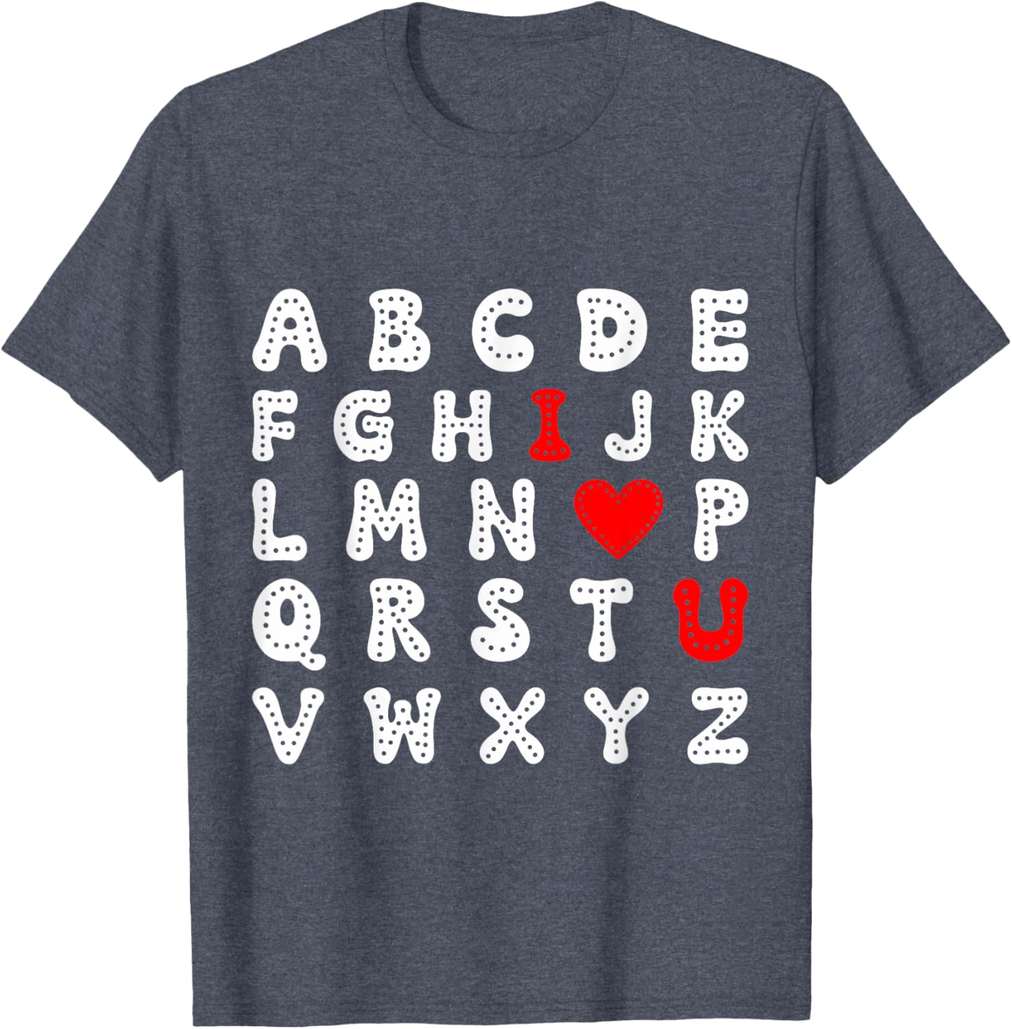 Valentine's Day ABC I Love You Toddler Boy T-Shirt for Kids - 9