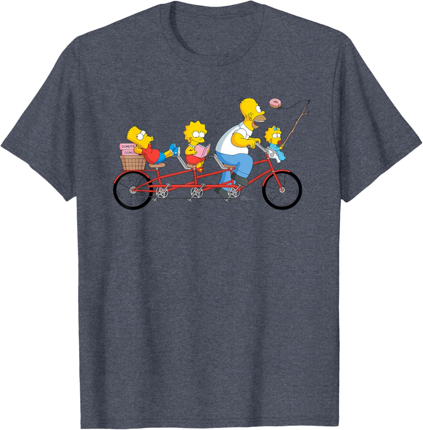 The Simpsons Father's Day Homer Kids Bike Ride T-Shirt for Dad - 7