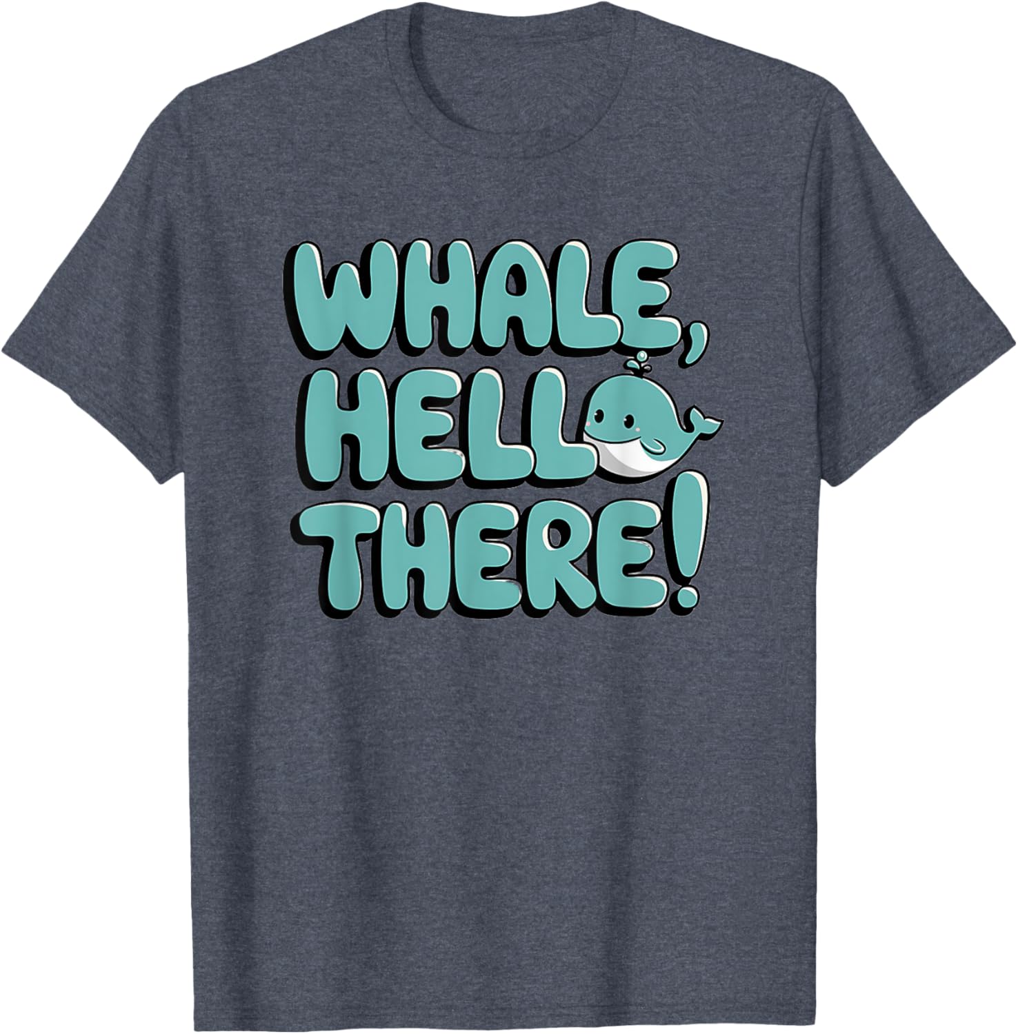 Whale Hello There Cute Ocean Pun T-Shirt for Animal Lovers - 18