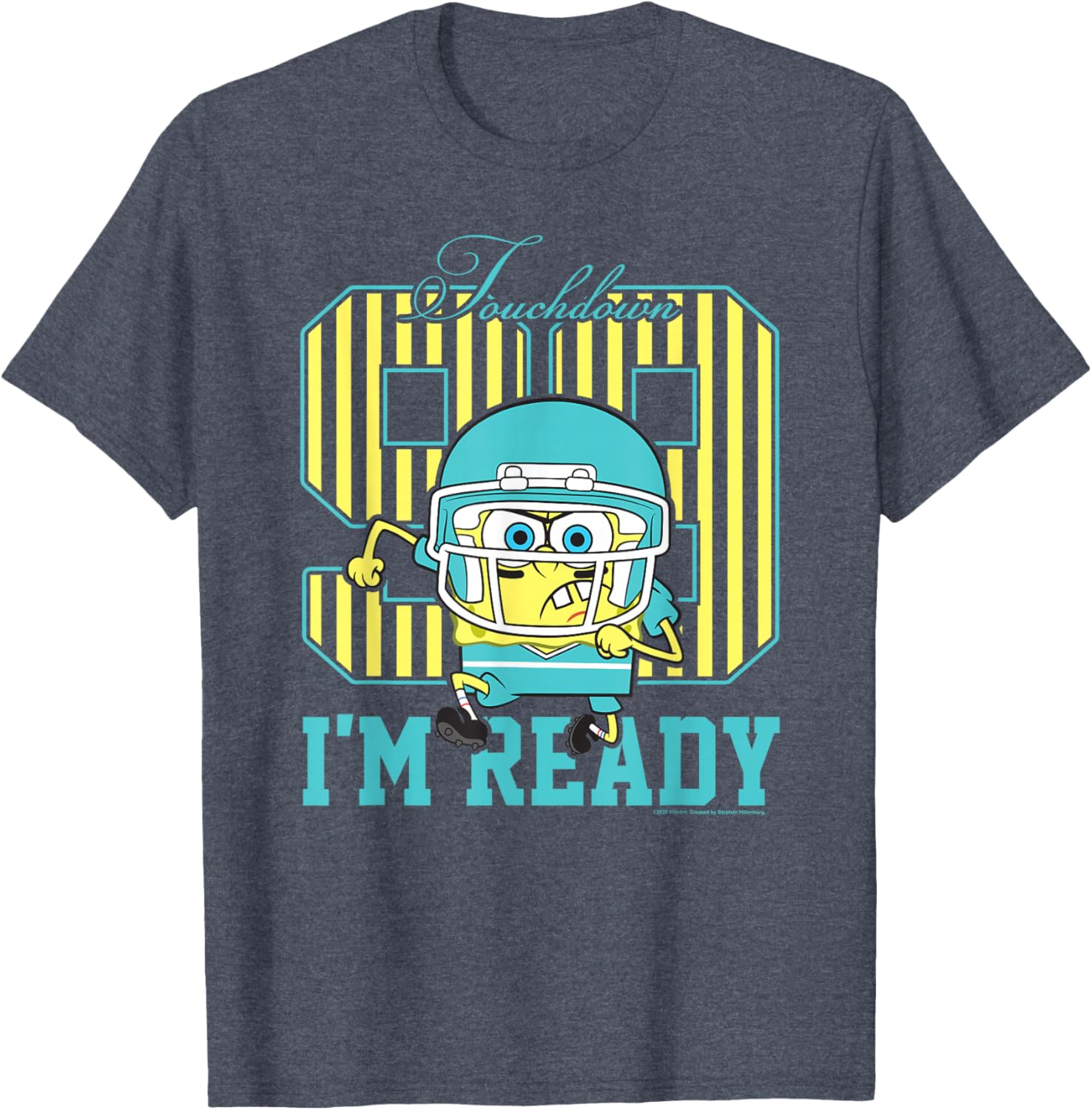 SpongeBob SquarePants Retro Touchdown T-Shirt for Fun Fashion Lovers - 7