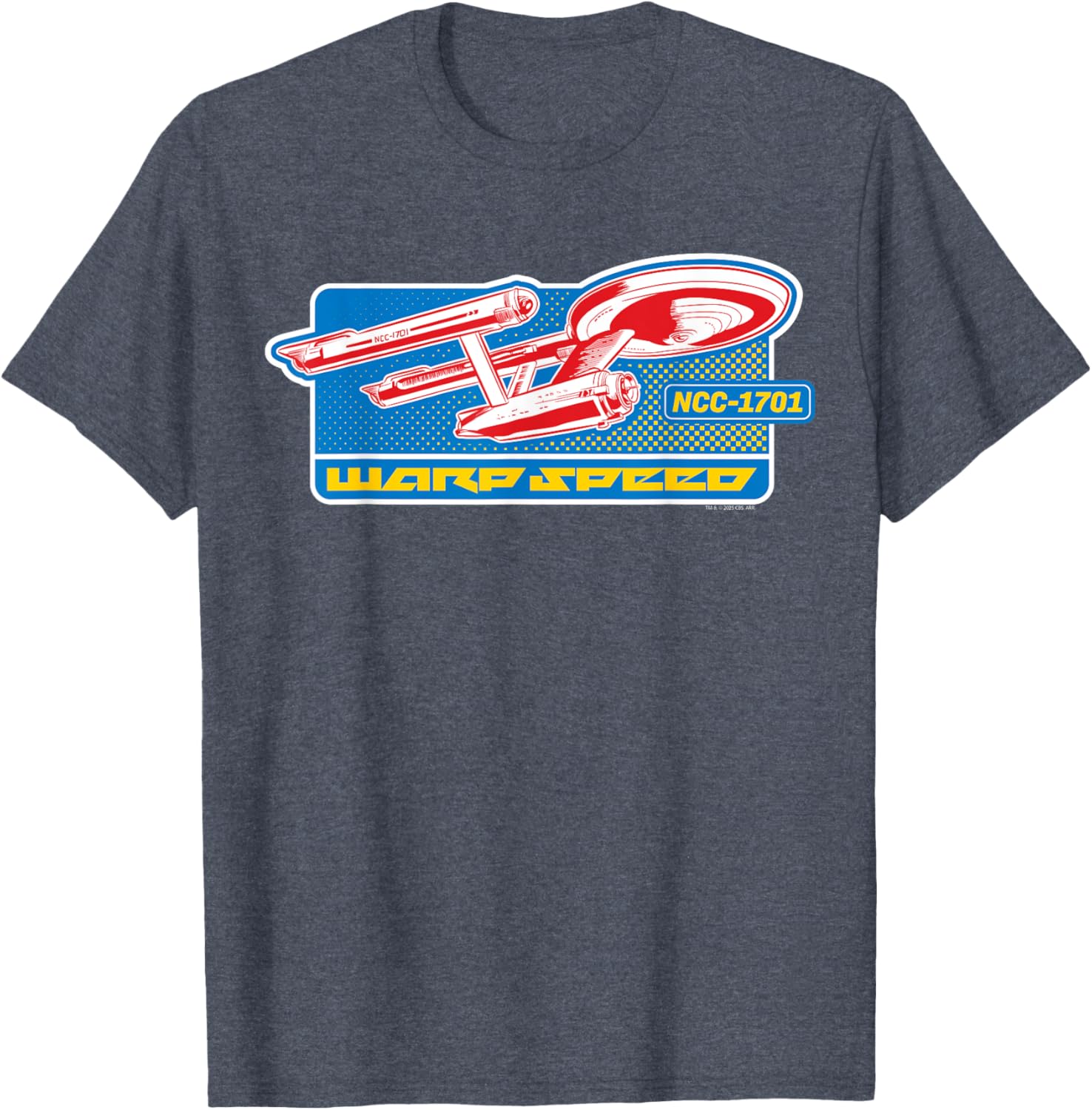 Official Star Trek Warp Speed T-Shirt for Fans of Sci-Fi Apparel - 1