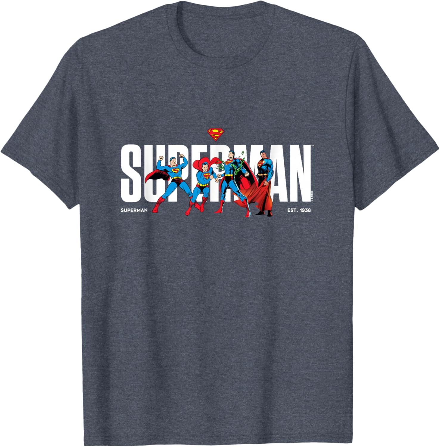 Superman T-Shirt Celebrating DC Comics History Since 1938 for Fans - 2