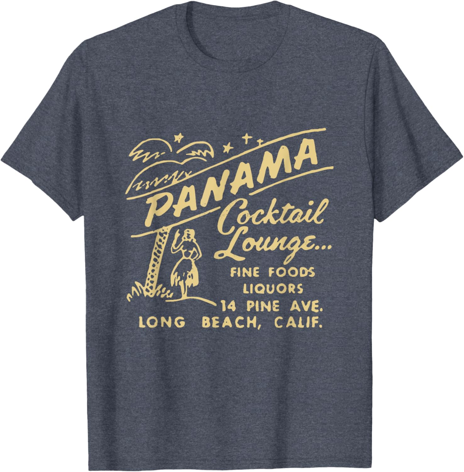 Panama Cocktail Lounge Unisex T-Shirt for Men and Women in Long Beach CA - 21