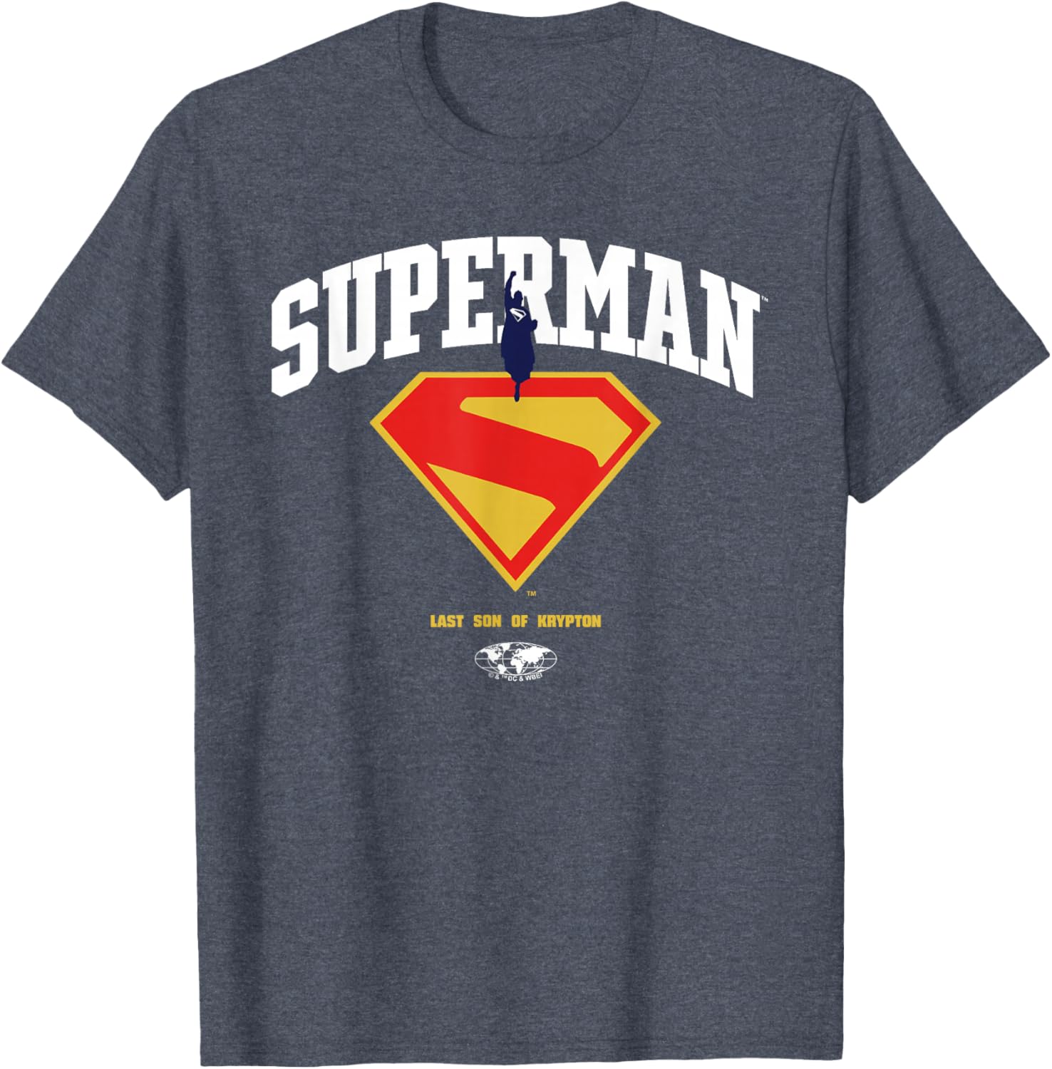 Superman 2025 College Logo T-Shirt for Stylish Fans and Students - 3