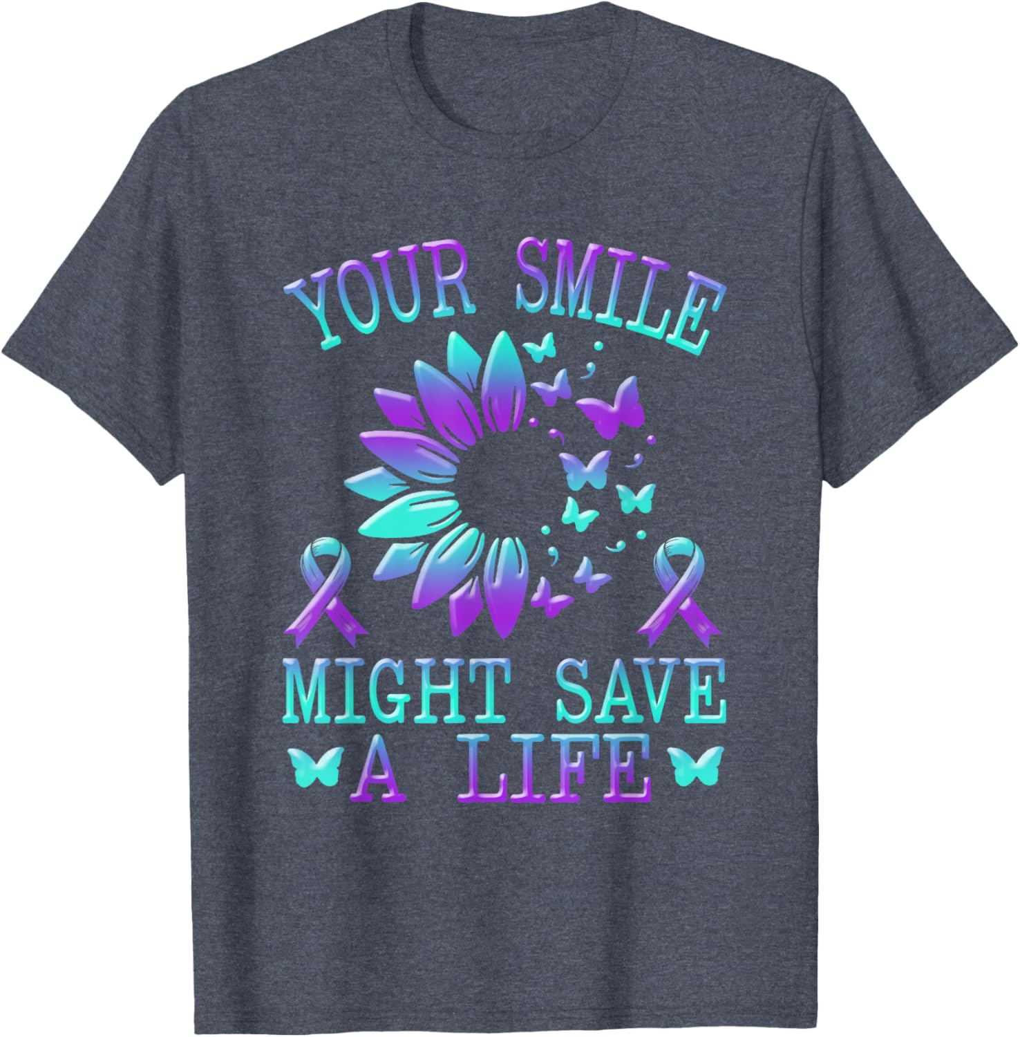Suicide Awareness T-Shirt for Survivor Month - Support Mental Health - 2