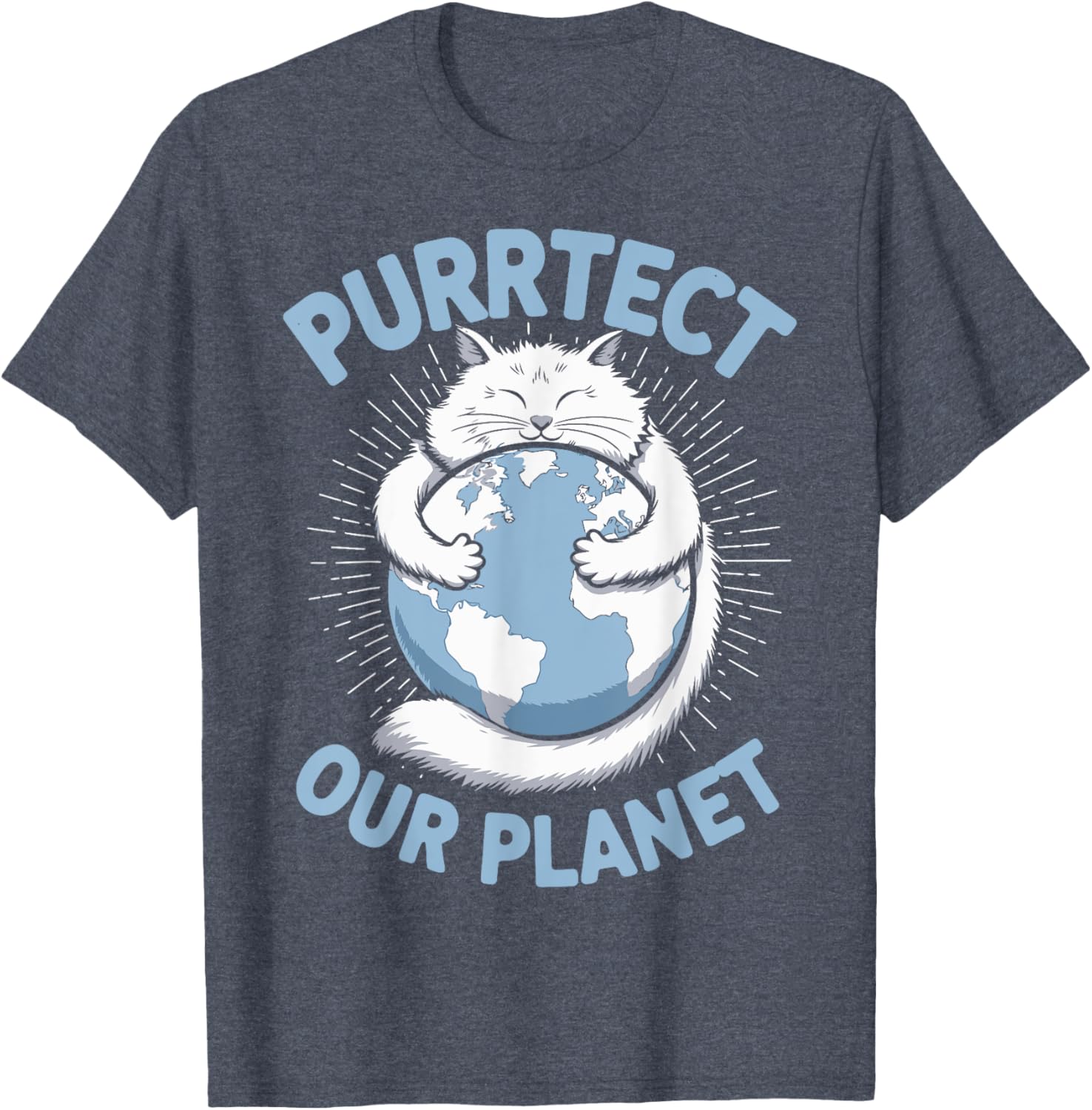 Purrtect Our Planet Cat Lover T-Shirt for Men, Women, and Kids - 3