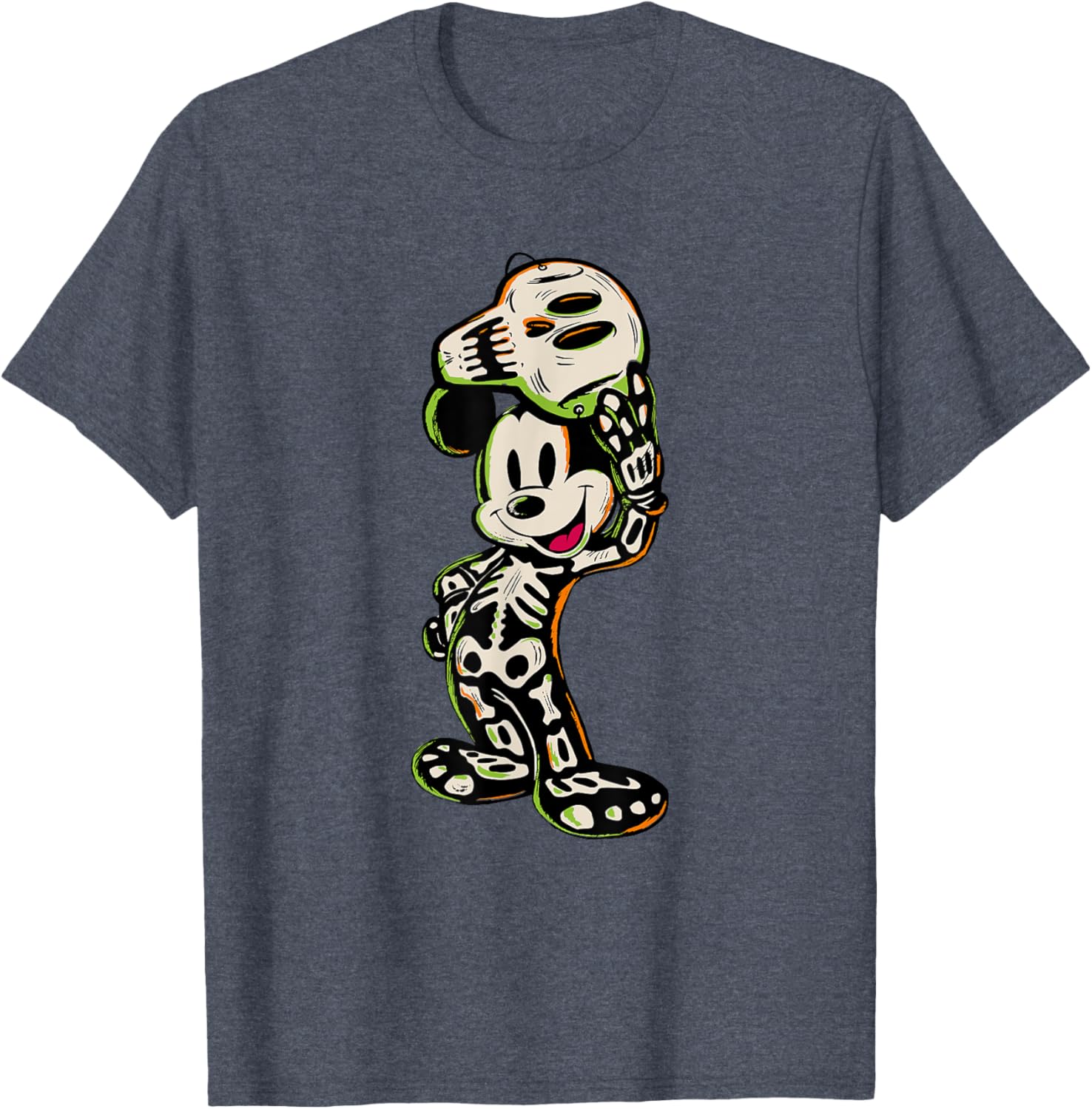 Disney Mickey Skeleton Halloween T-Shirt for Kids and Adults - 3