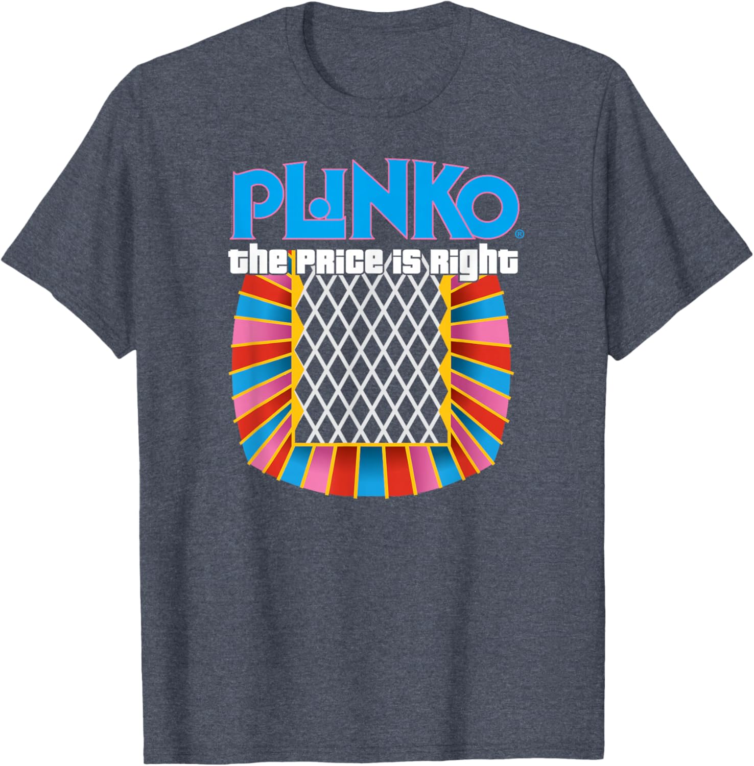 Price is Right Unisex Adults Black Plinko T-Shirt for Fun Game Lovers - 5