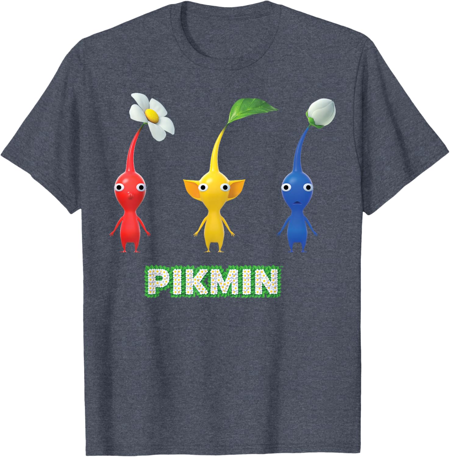 Nintendo Pikmin Trio T-Shirt for Fans of Fun and Adventure - 1