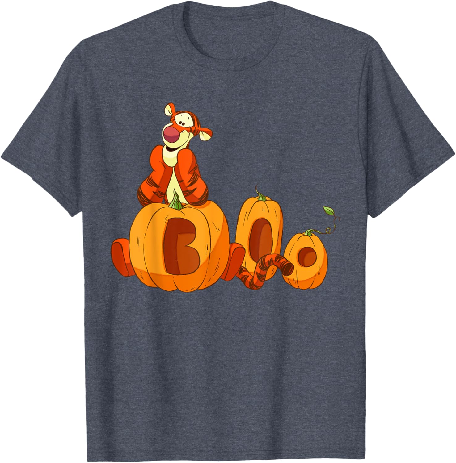 Disney Halloween Tigger Boo Pumpkin T-Shirt for Kids and Adults - 1