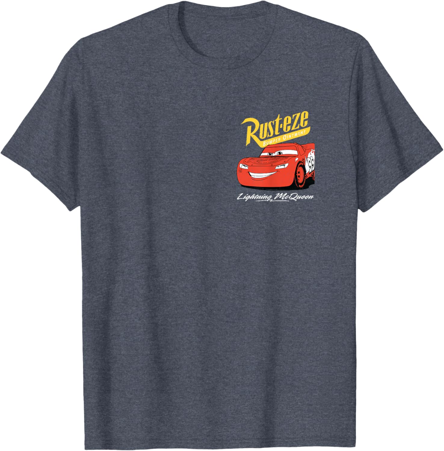 Vintage Lightning McQueen Rusteze T-Shirt for Disney Pixar Cars Fans - 1