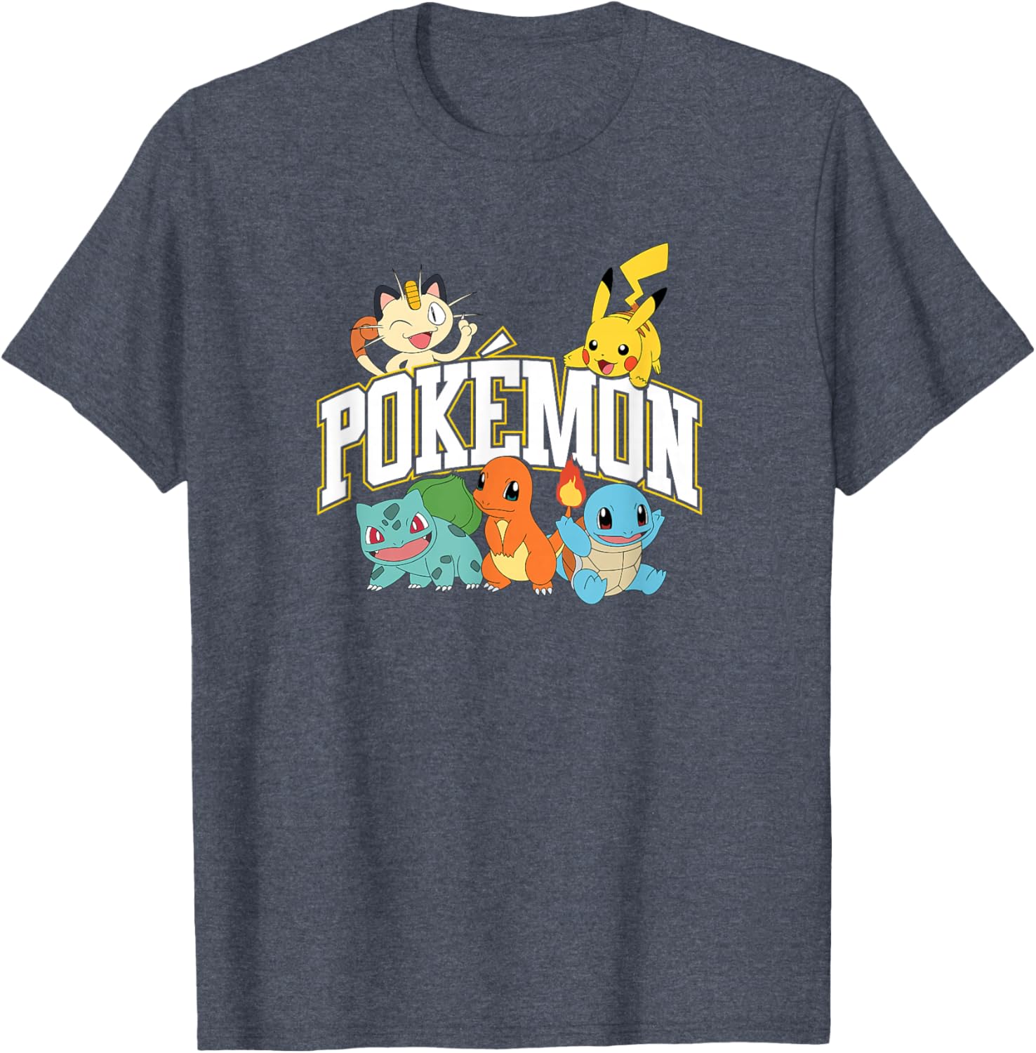 Pokémon Athletic Group T-Shirt for Fun and Active Adventures - 1