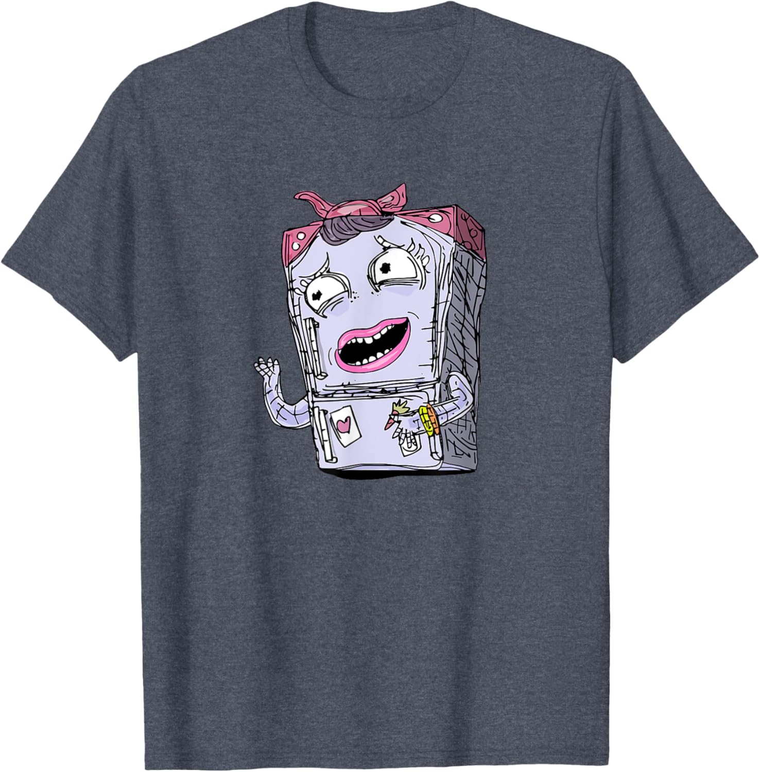 Rick and Morty Mrs. Refrigerator T-Shirt Fun Cartoon Apparel for Fans - 1