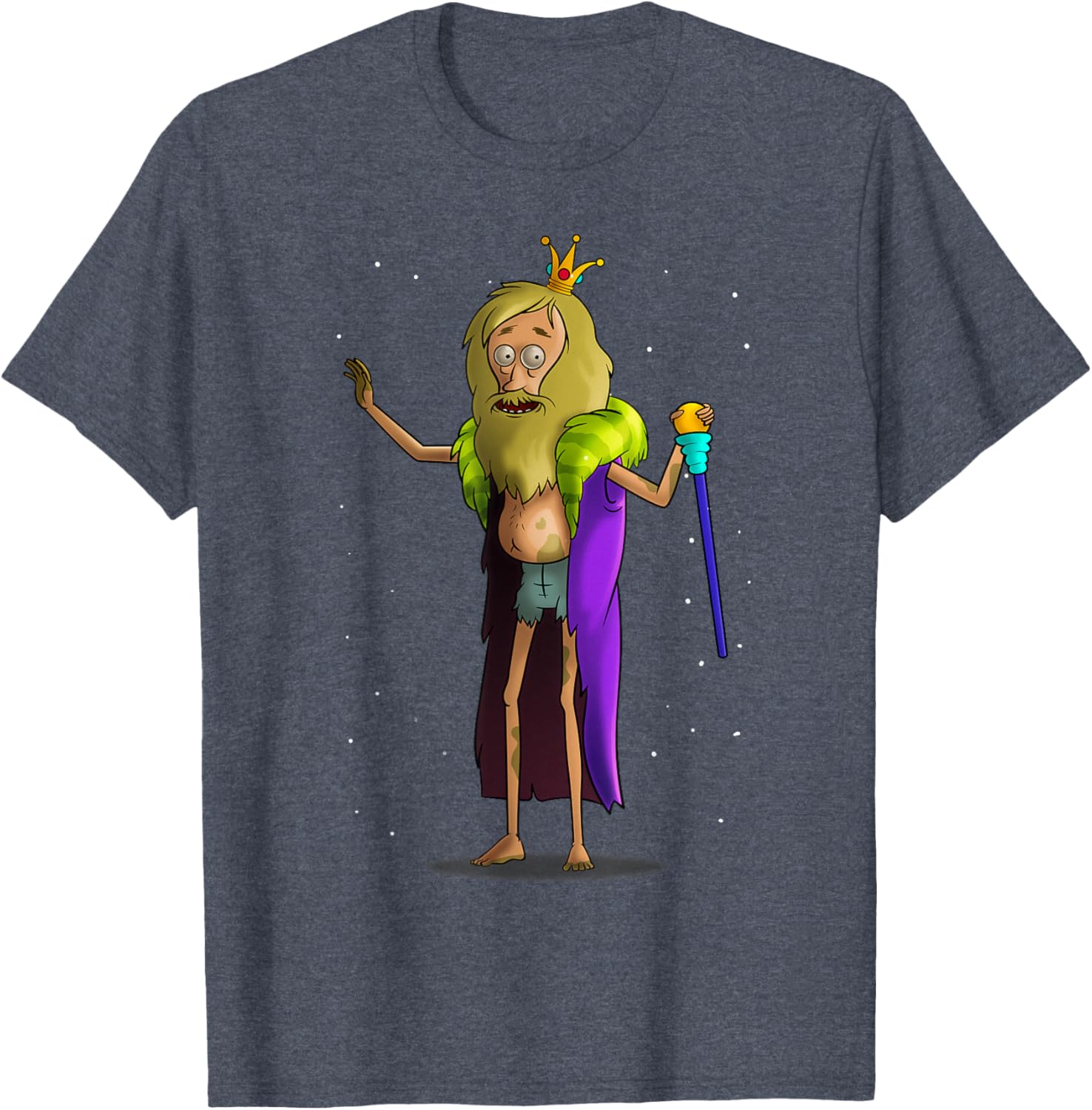 Rick and Morty King Tommy T-Shirt - Fun Graphic Tee for Fans - 3
