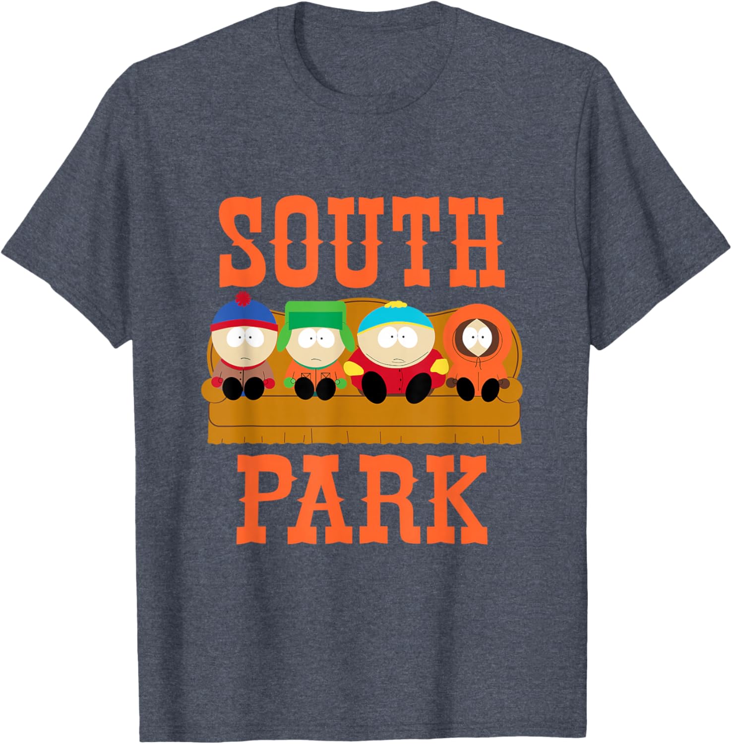 South Park Couch Line Up T-Shirt for Fans of Fun and Fashion - 3