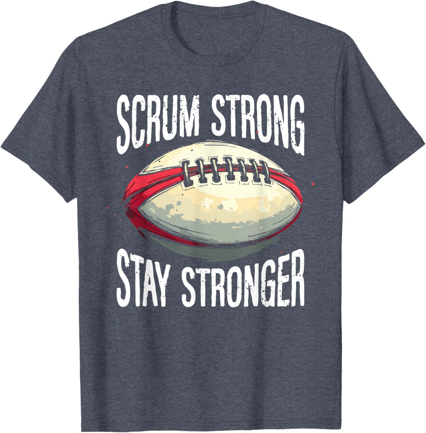 Stay Stronger Rugby T-Shirt for Players Stylish Athletic Wear - 1