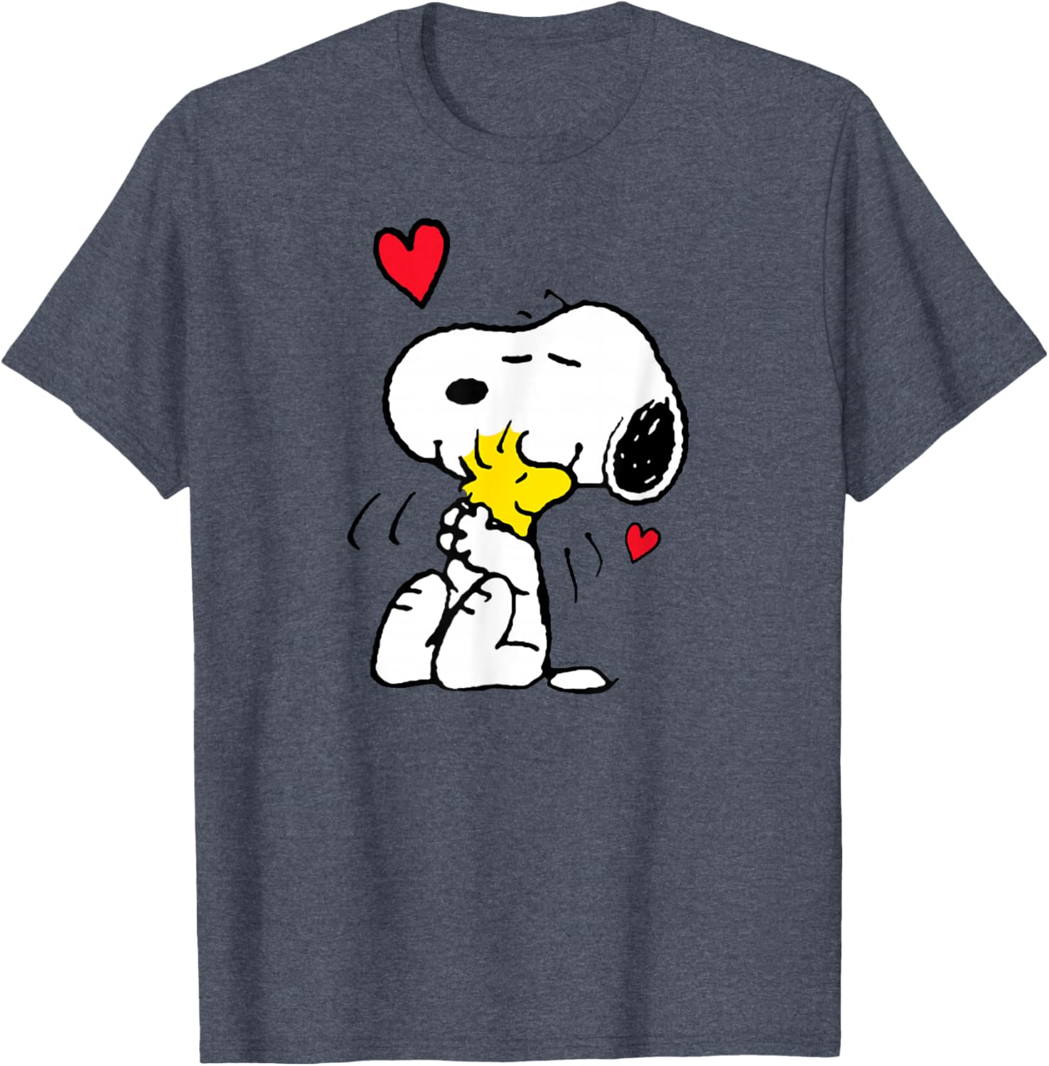 Peanuts Valentine Snoopy and Woodstock Cute Love T-Shirt for Kids - 5