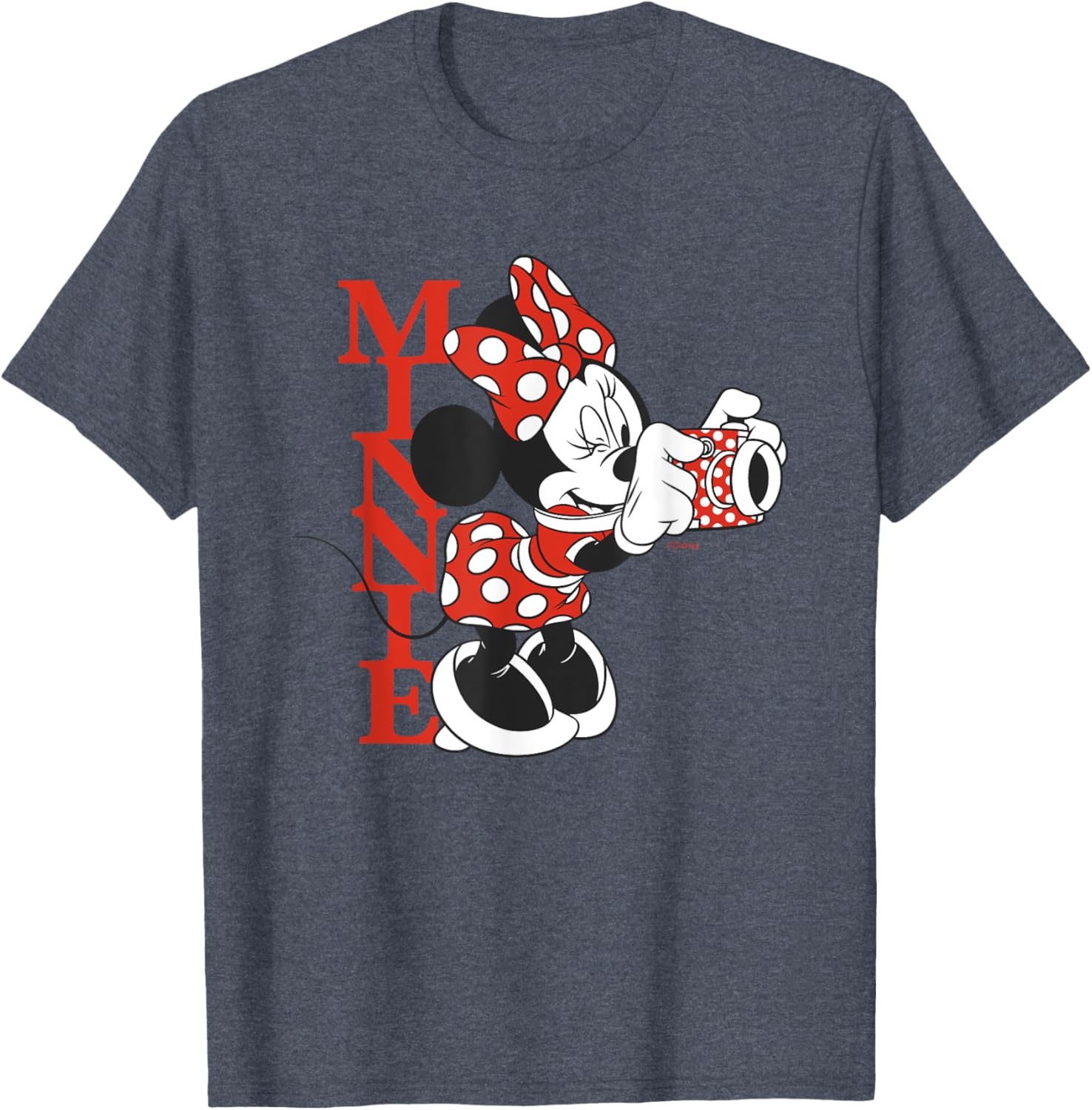 Vintage Disney Minnie Mouse Polka Dot T-Shirt with Camera for Fashion Lovers - 5