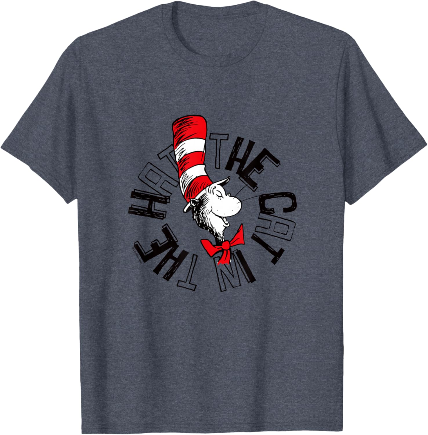 Official Cat in the Hat Circle Logo T-Shirt for Fun and Style - 14