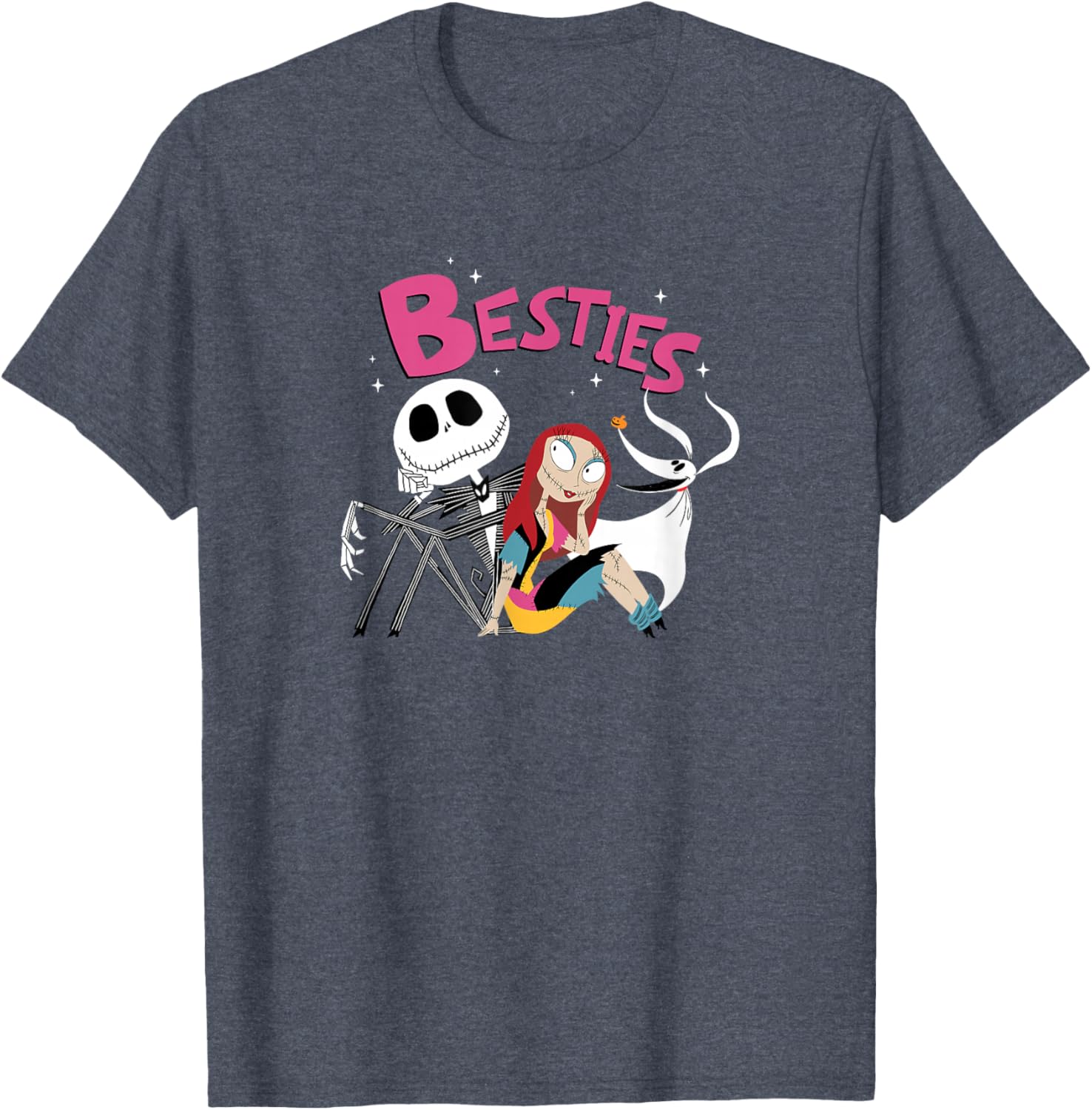 Disney The Nightmare Before Christmas Besties T-Shirt for Friends and Fans - 3