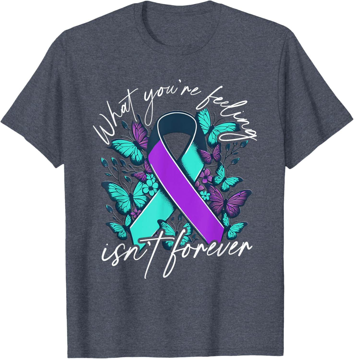 Suicide Awareness Prevention Survivor Month T-Shirt for Supportive Clothing - 4
