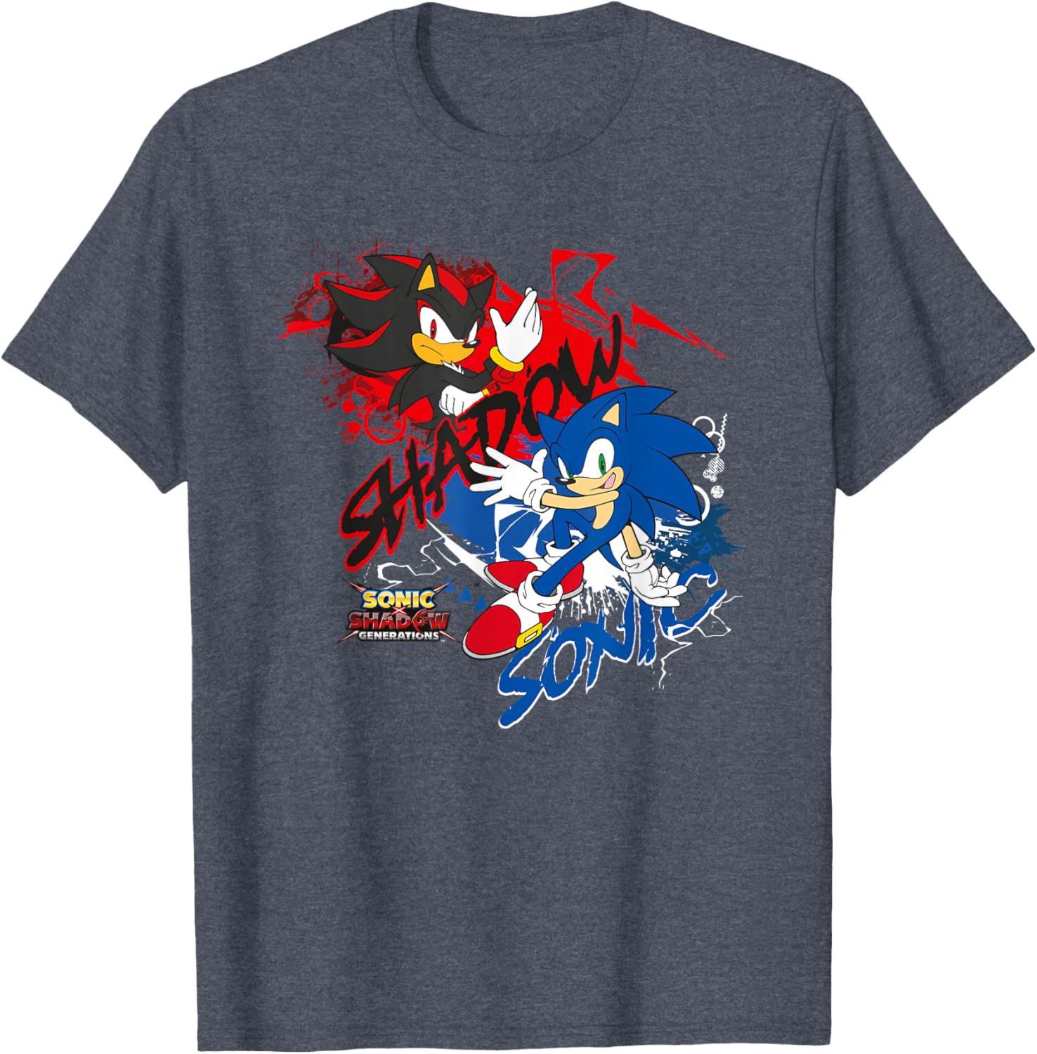 Sonic X Shadow Generations T-Shirt for Fans of Sonic the Hedgehog - 8