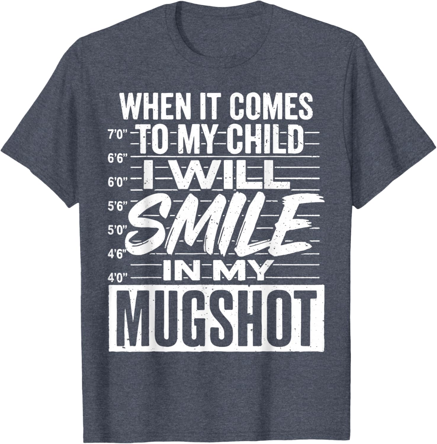 Smile Mugshot T-Shirt for Moms - Funny Parenting Apparel Gift - 21