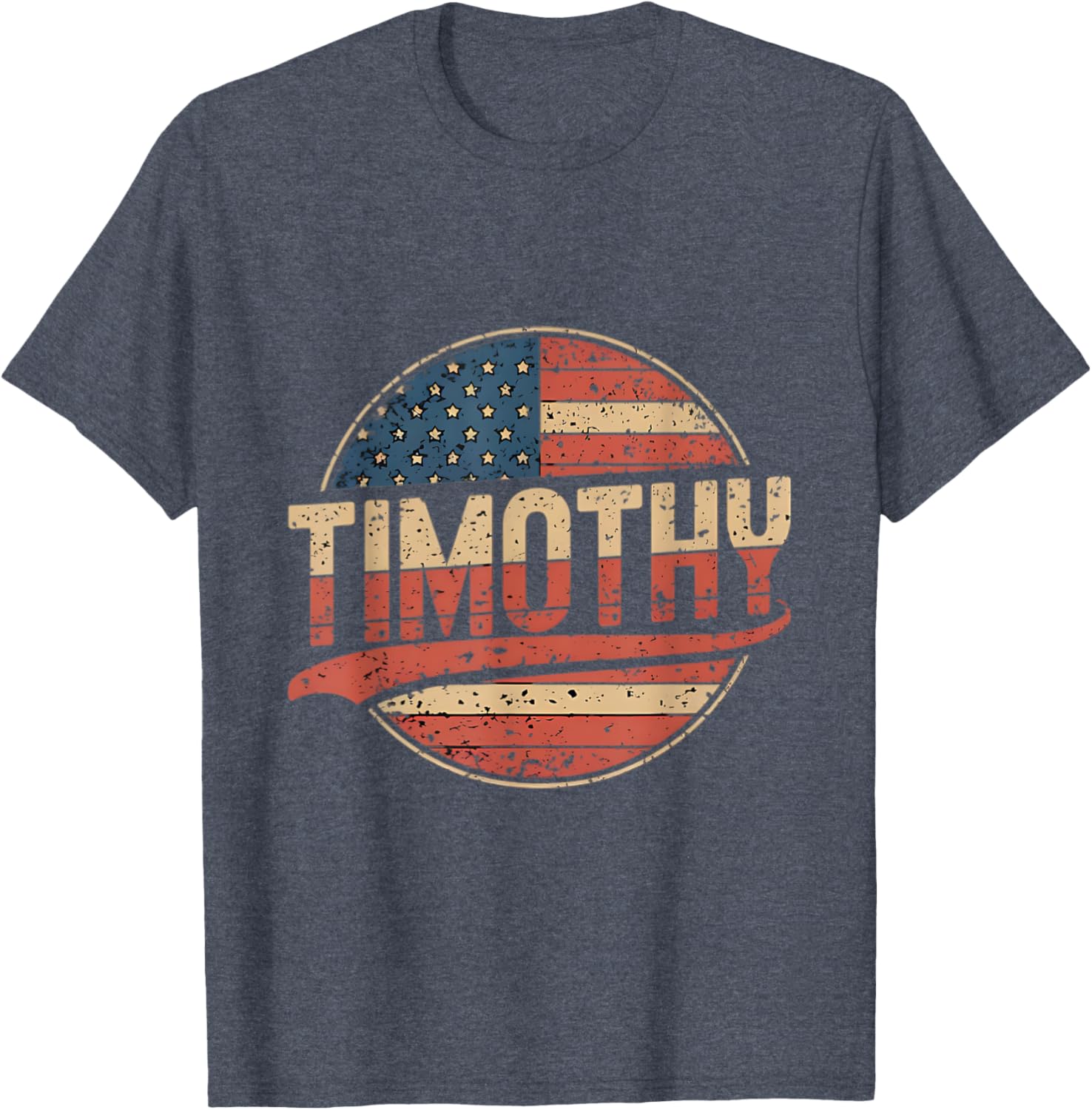 Timothy USA Flag Personalized T-Shirt for Proud Patriots - 12