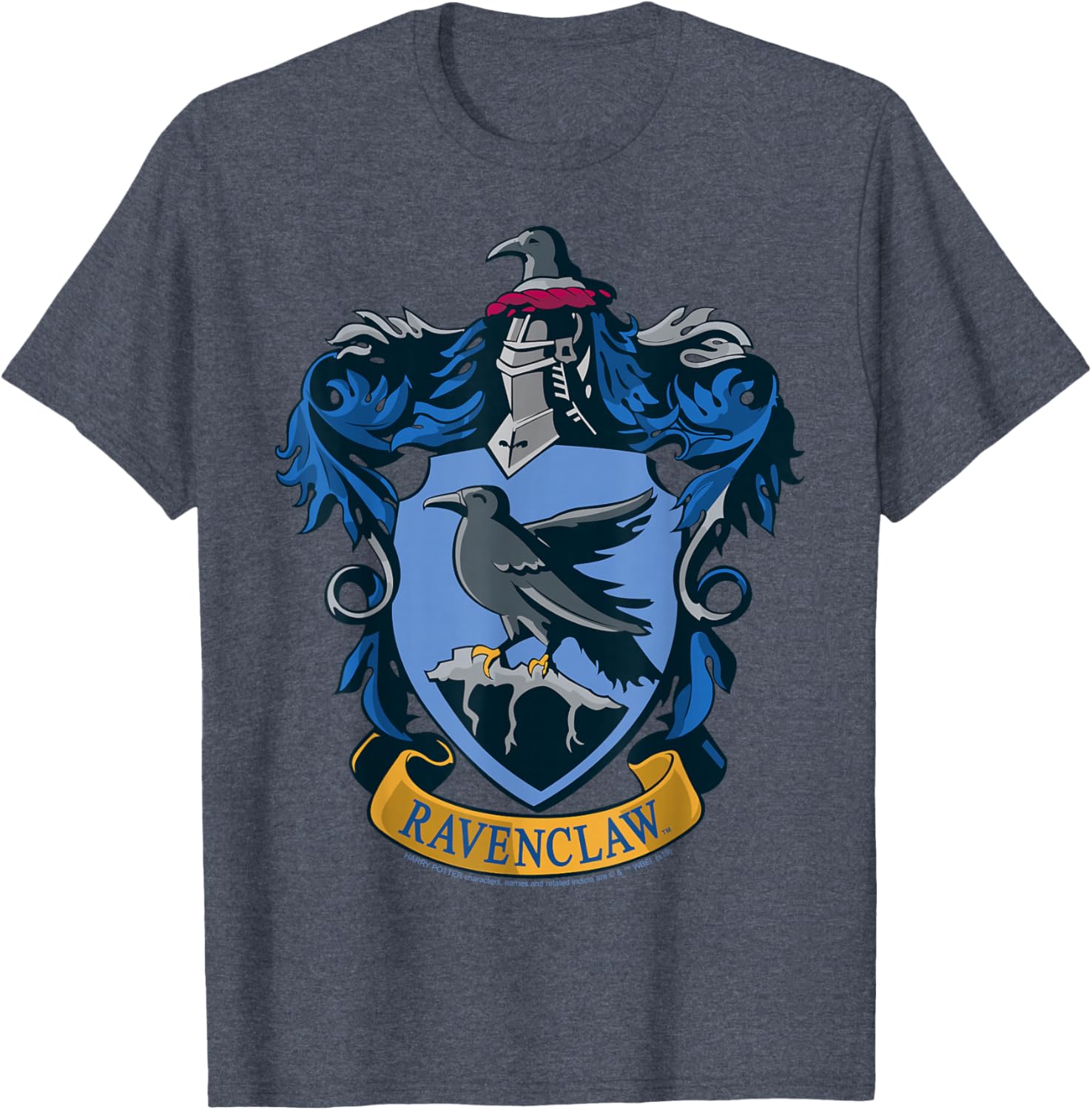 Ravenclaw Hogwarts House Nouveau Crest T-Shirt for Harry Potter Fans - 8